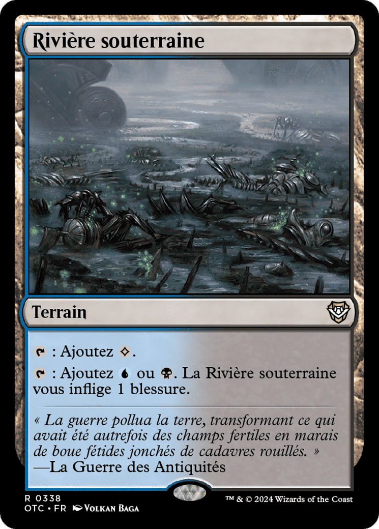 Rivière souterraine — Outlaws of Thunder Junction Commander — Magic: The Gathering