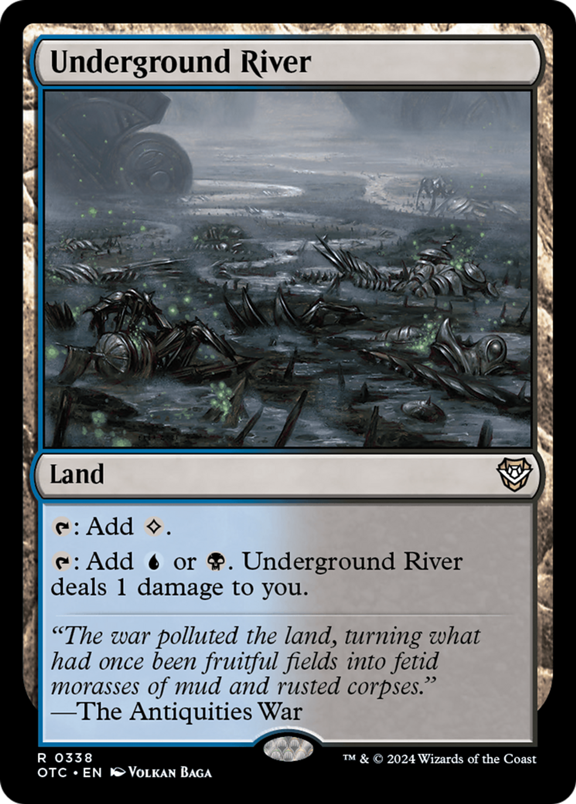 Underground River — Outlaws of Thunder Junction Commander — Magic: The Gathering