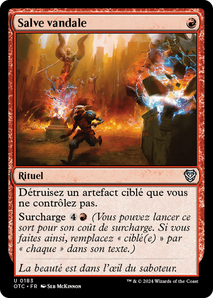 Salve vandale — Outlaws of Thunder Junction Commander — Magic: The Gathering