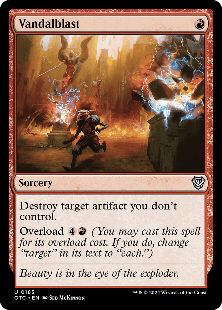 Vandalblast — Outlaws of Thunder Junction Commander — Magic: The Gathering