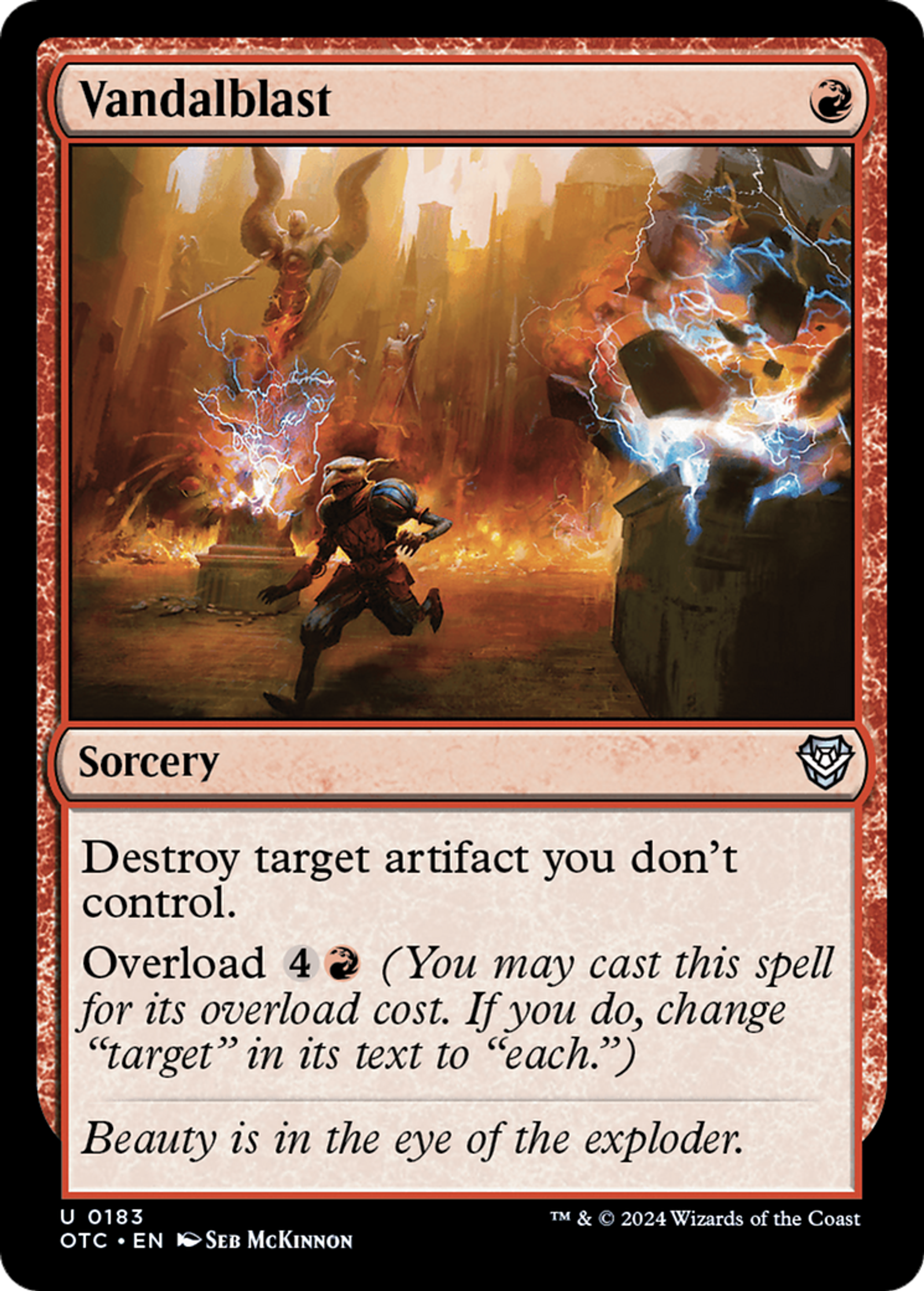 Salve vandale — Outlaws of Thunder Junction Commander — Magic: The Gathering