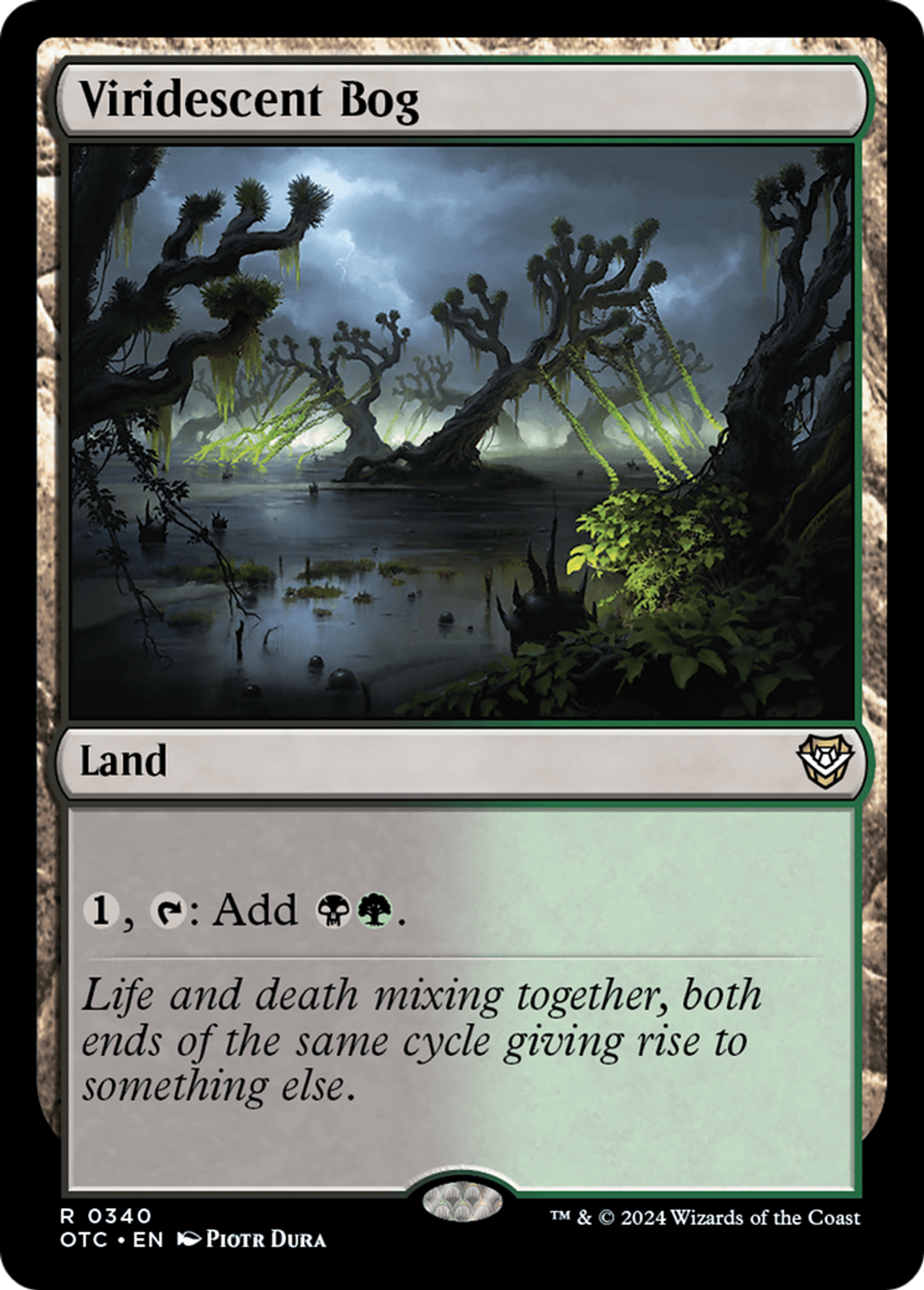 Viridescent Bog — Outlaws of Thunder Junction Commander — Magic: The Gathering