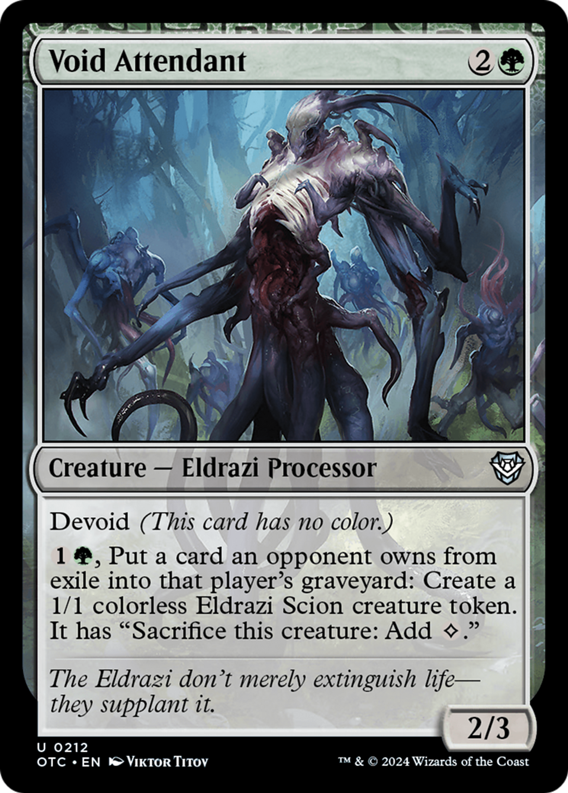 Suivant du vide — Outlaws of Thunder Junction Commander — Magic: The Gathering