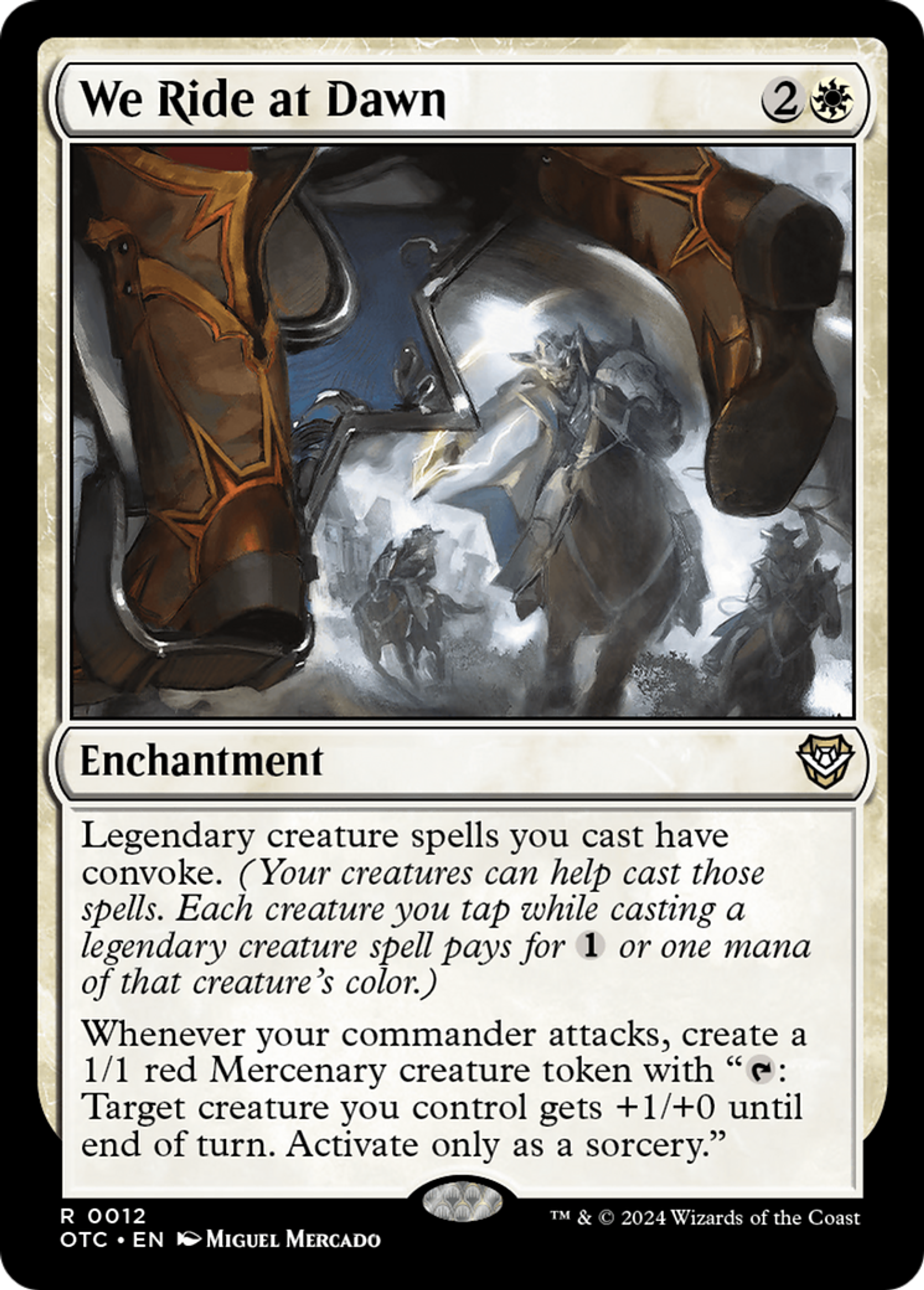 We Ride at Dawn — Outlaws of Thunder Junction Commander — Magic: The Gathering