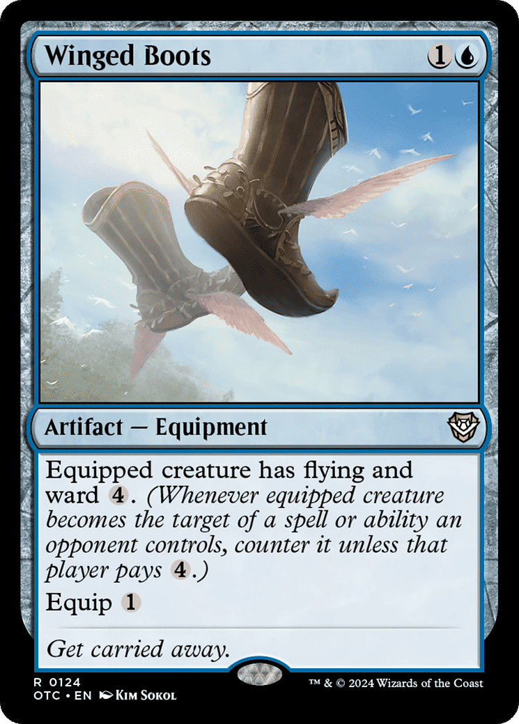 Winged Boots — Outlaws of Thunder Junction Commander — Magic: The Gathering