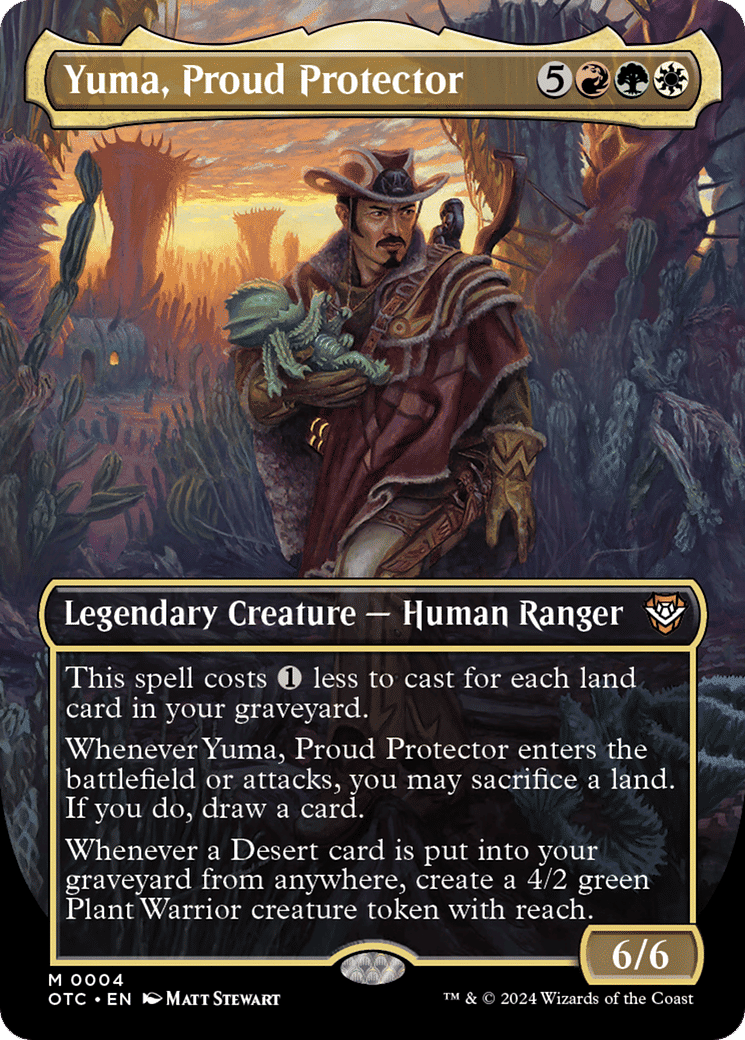 Yuma, Proud Protector — Outlaws of Thunder Junction Commander — Magic: The Gathering