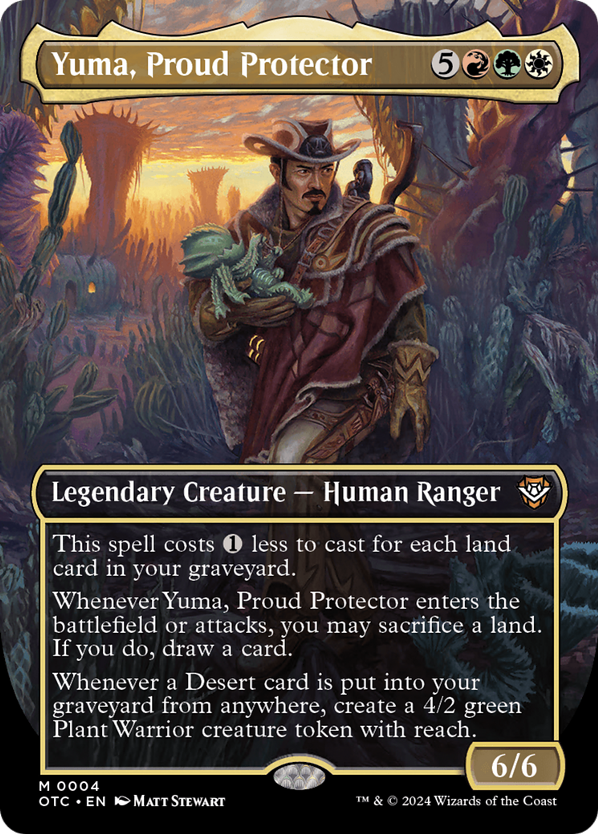 Yuma, Proud Protector — Outlaws of Thunder Junction Commander — Magic: The Gathering
