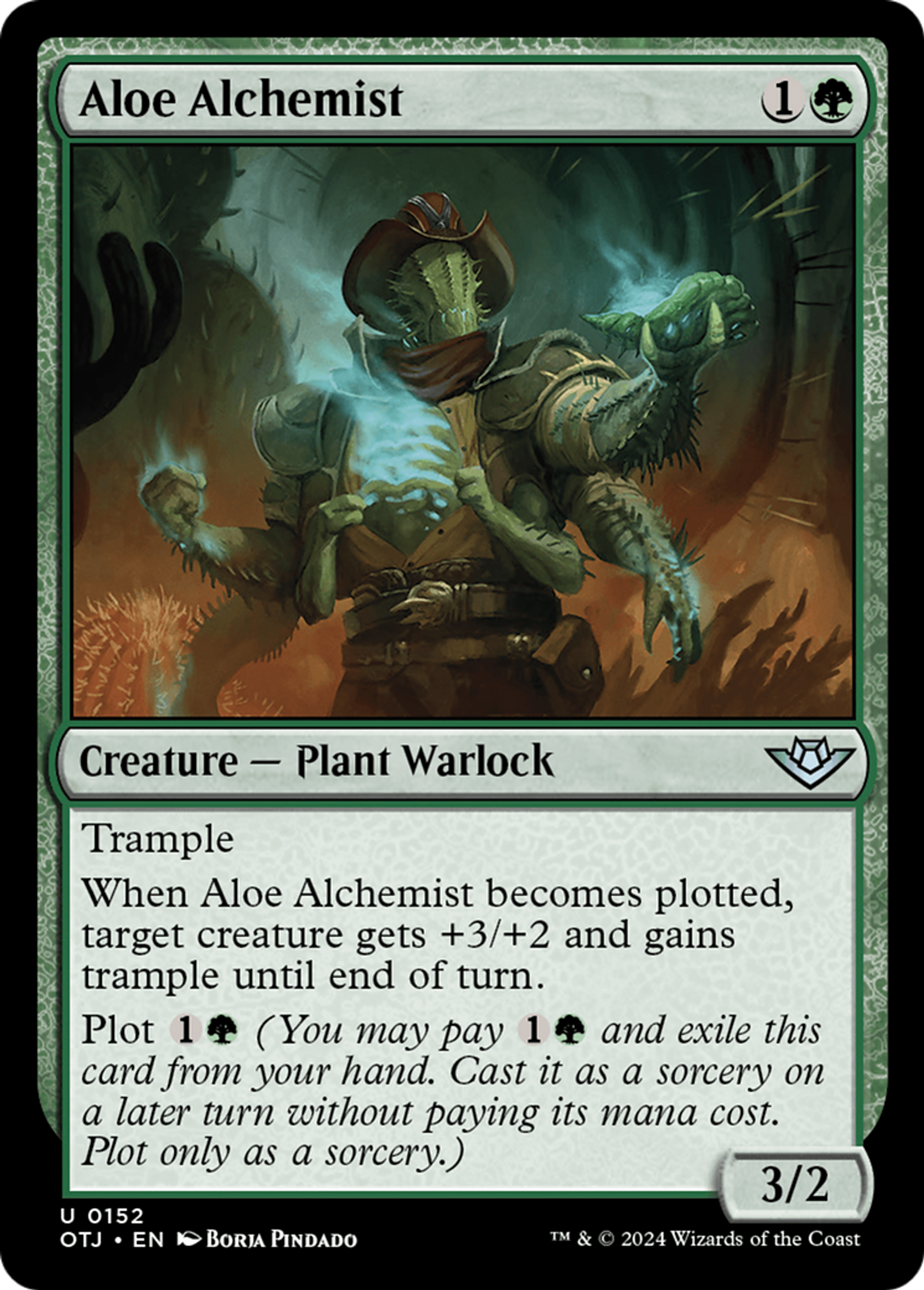 Aloe Alchemist — Outlaws of Thunder Junction — Magic: The Gathering