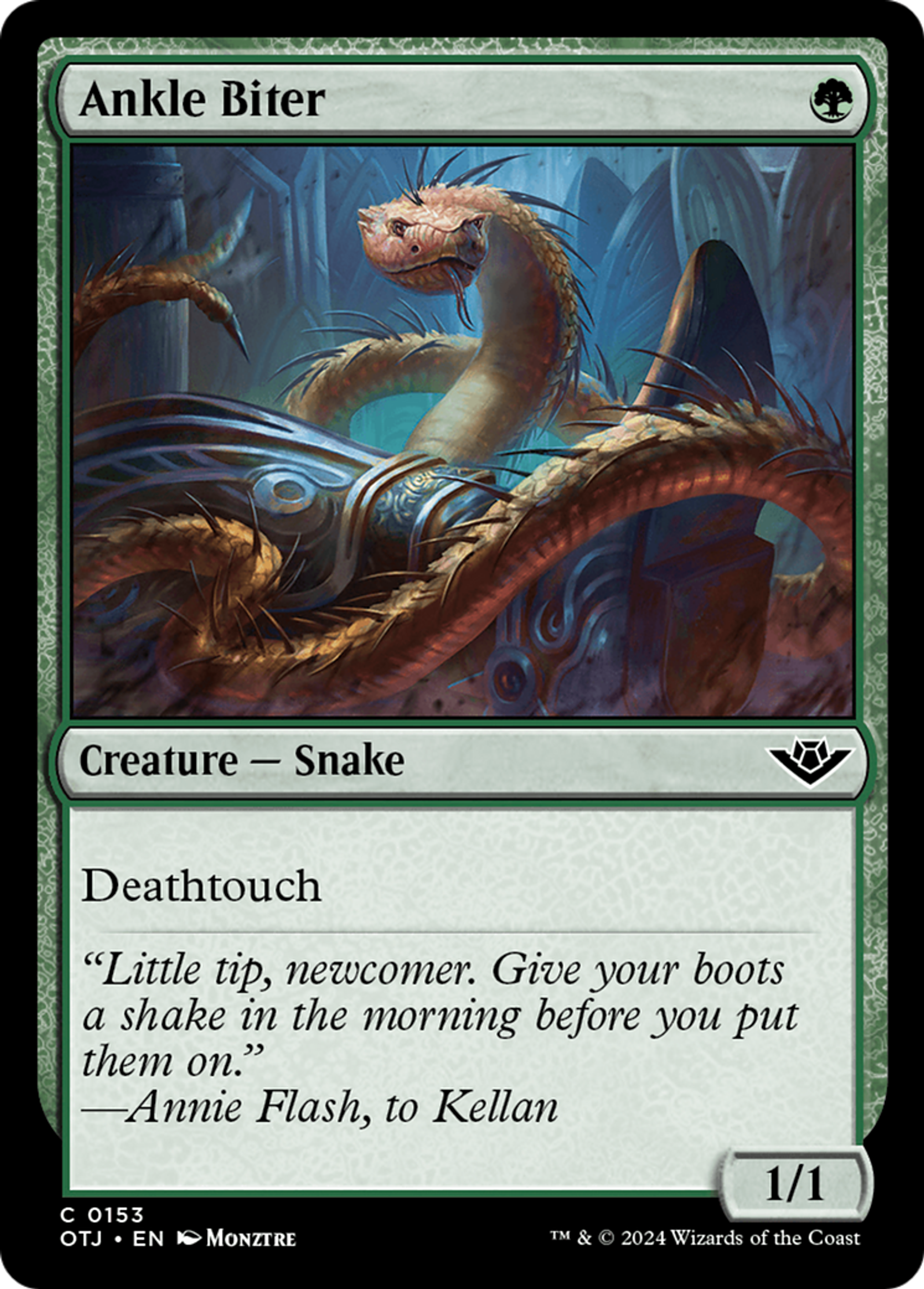 Ankle Biter — Outlaws of Thunder Junction — Magic: The Gathering