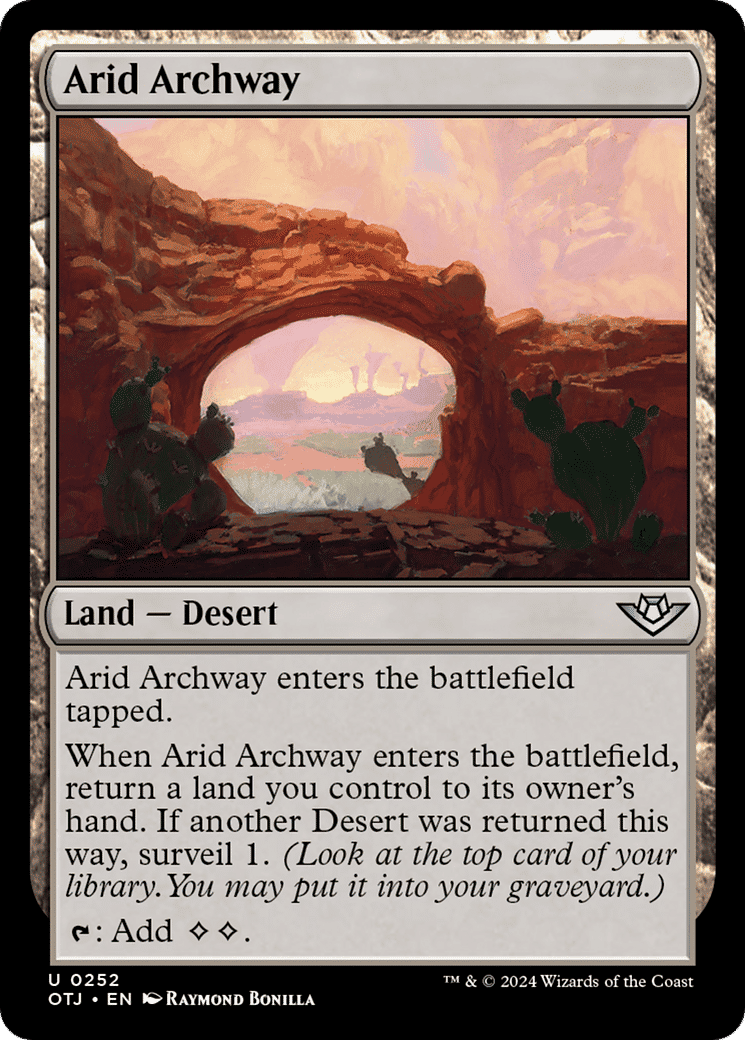 Arche aride — Outlaws of Thunder Junction — Magic: The Gathering