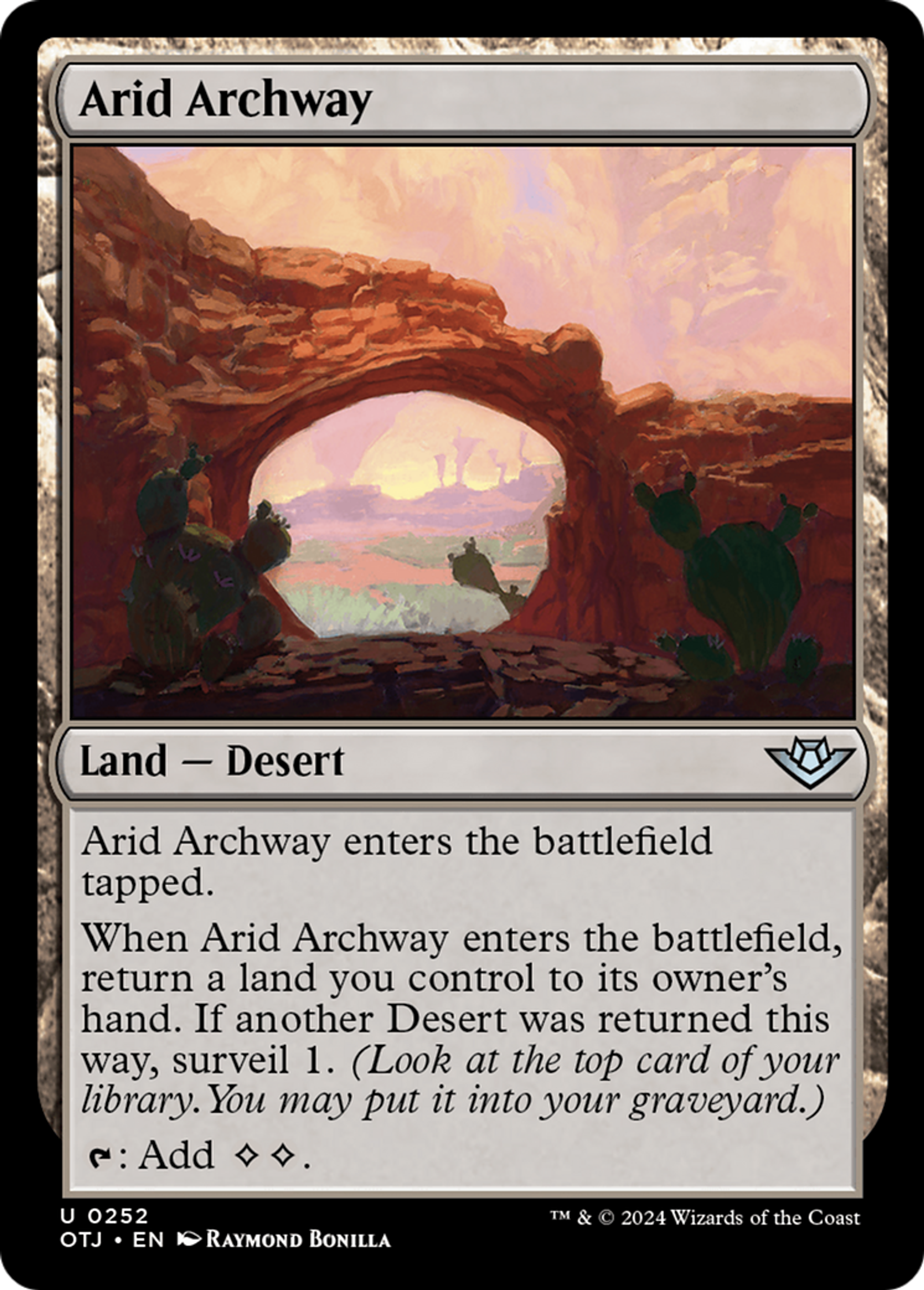 Arche aride — Outlaws of Thunder Junction — Magic: The Gathering