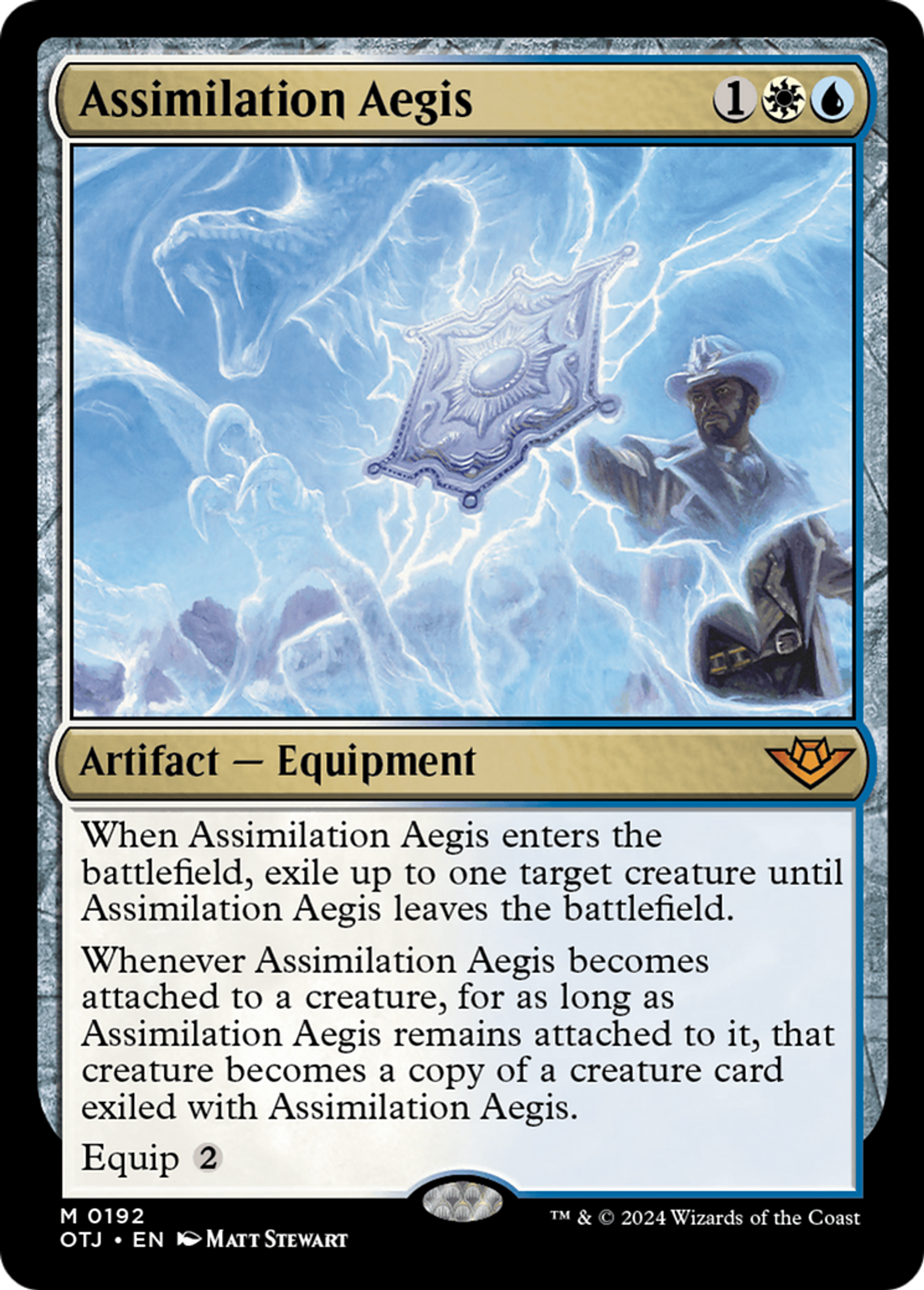 Assimilation Aegis — Outlaws of Thunder Junction — Magic: The Gathering