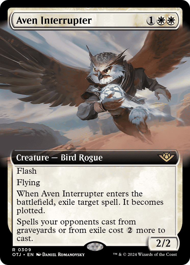 Aven Interrupter — Outlaws of Thunder Junction — Magic: The Gathering