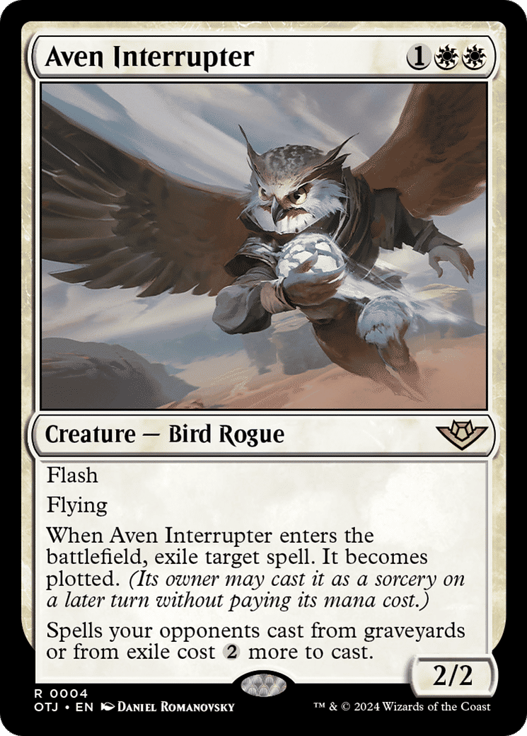 Aven Interrupter — Outlaws of Thunder Junction — Magic: The Gathering