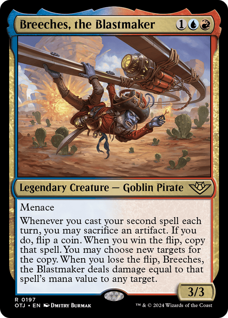 Breeches, the Blastmaker — Outlaws of Thunder Junction — Magic: The Gathering