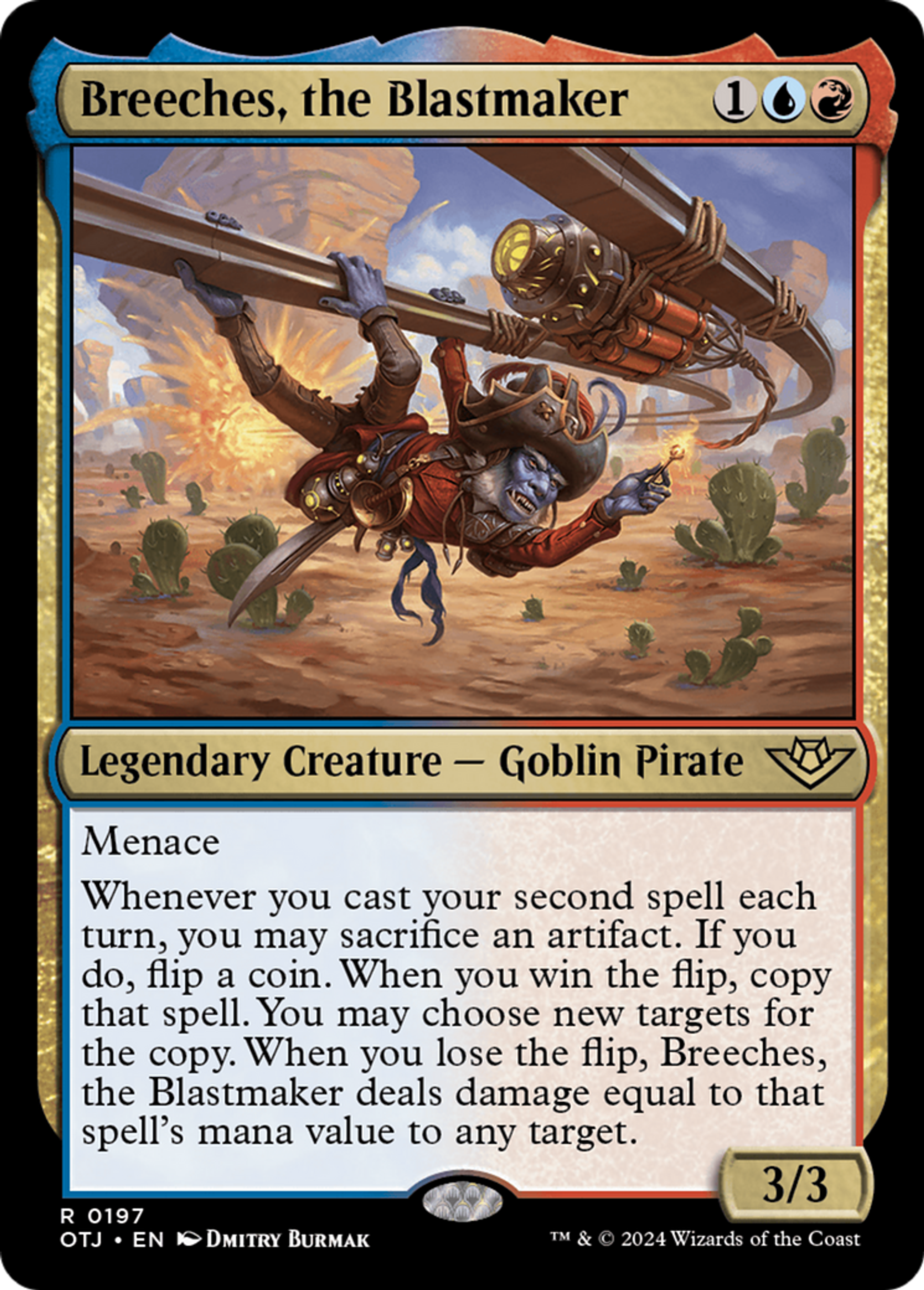 Braies, créateur d'explosions — Outlaws of Thunder Junction — Magic: The Gathering