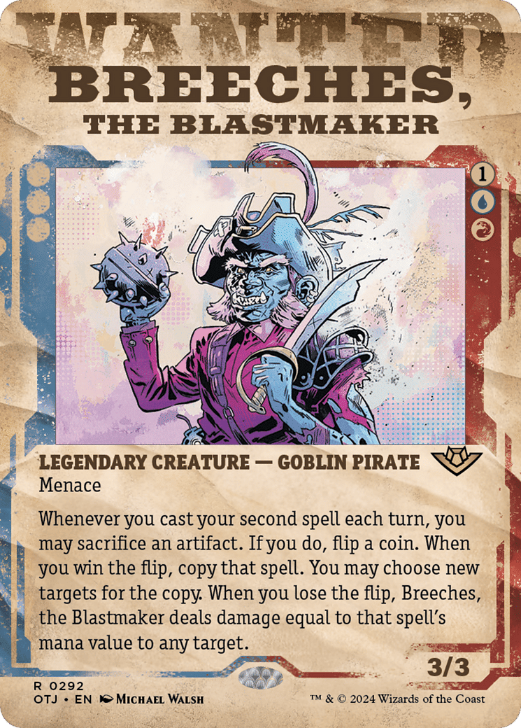 Breeches, the Blastmaker — Outlaws of Thunder Junction — Magic: The Gathering