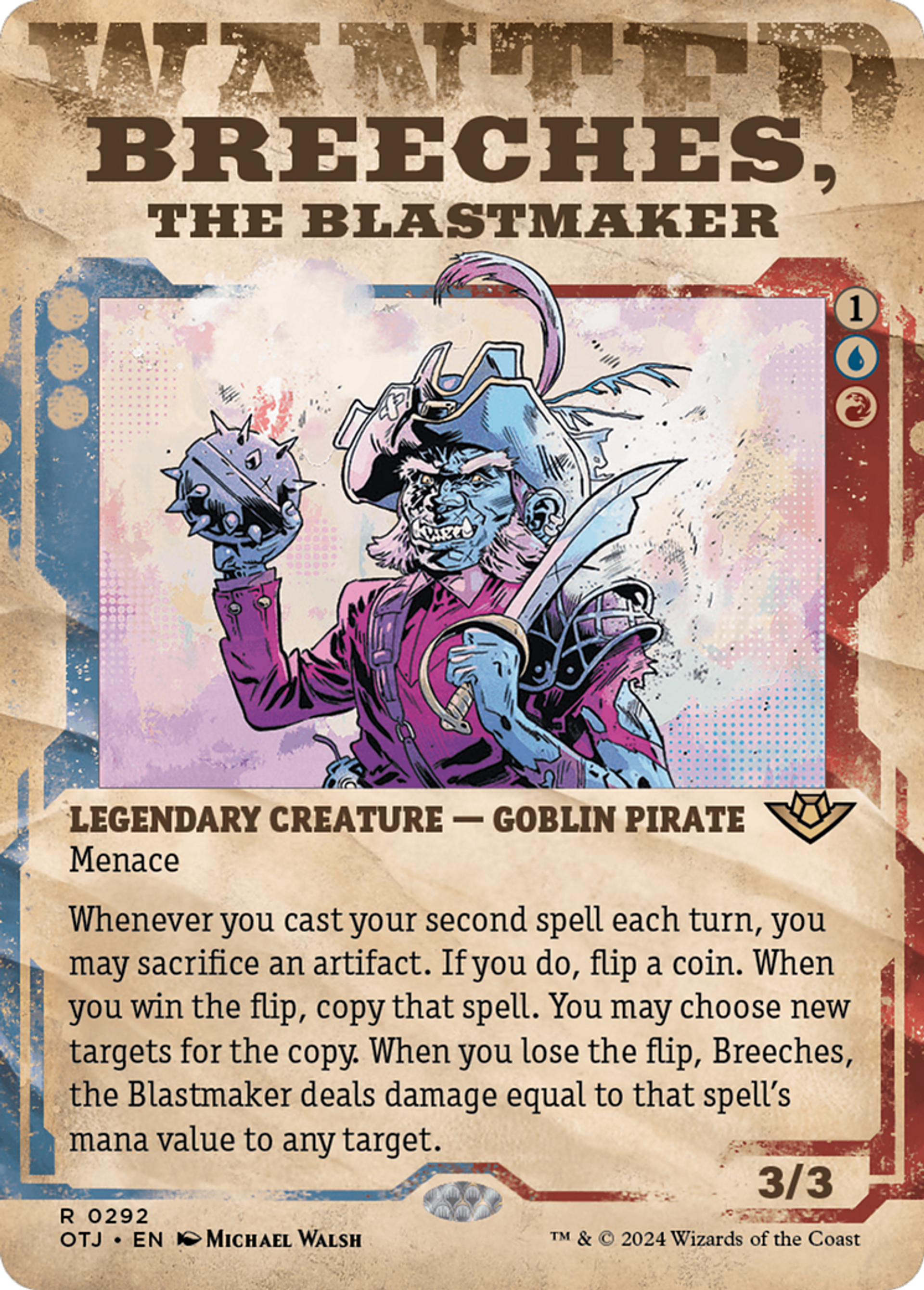 Braies, créateur d'explosions — Outlaws of Thunder Junction — Magic: The Gathering