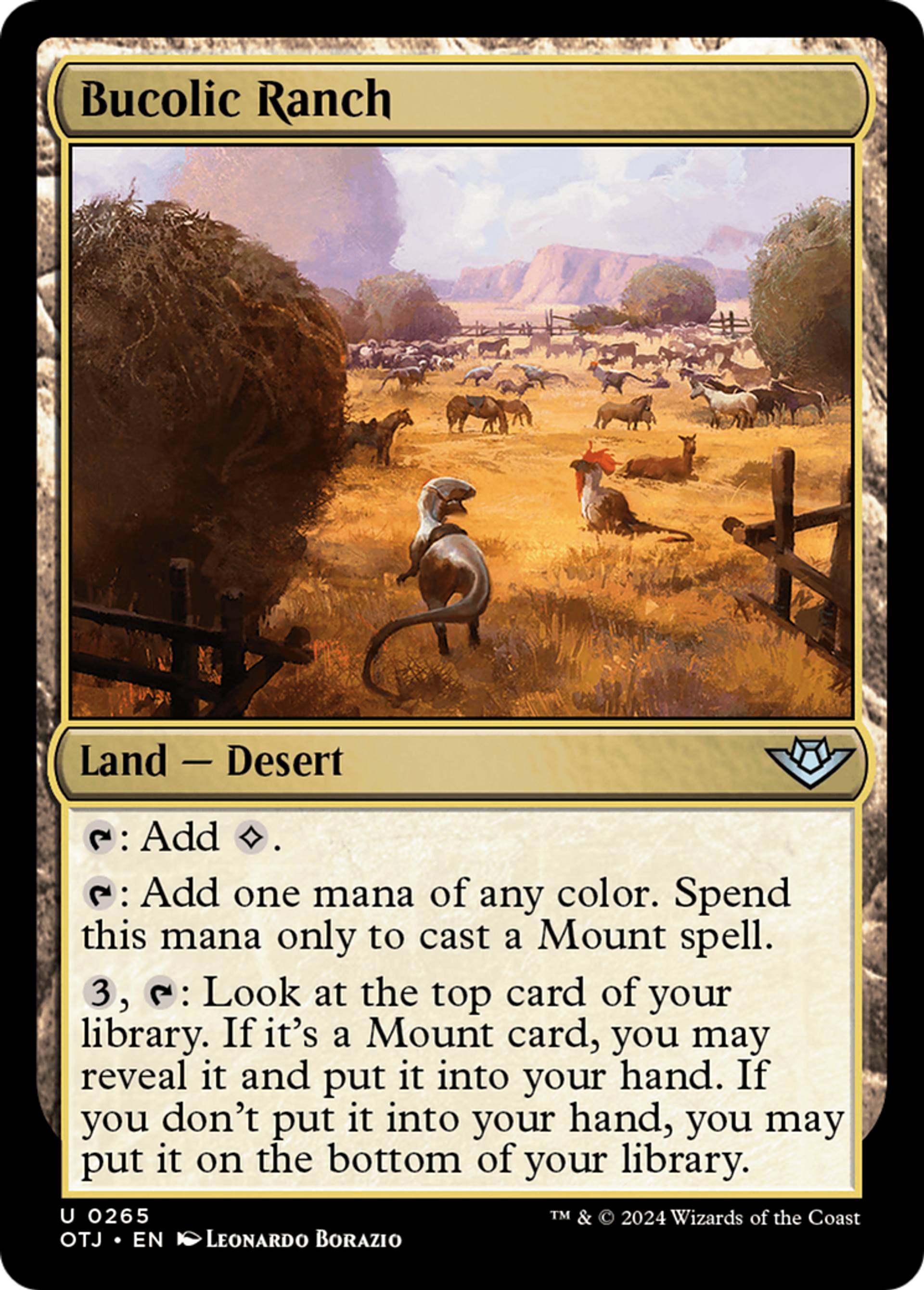 Ranch bucolique — Outlaws of Thunder Junction — Magic: The Gathering