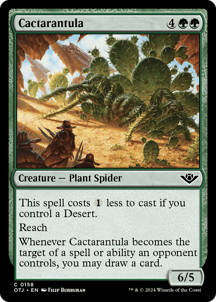 Cactarantula — Outlaws of Thunder Junction — Magic: The Gathering