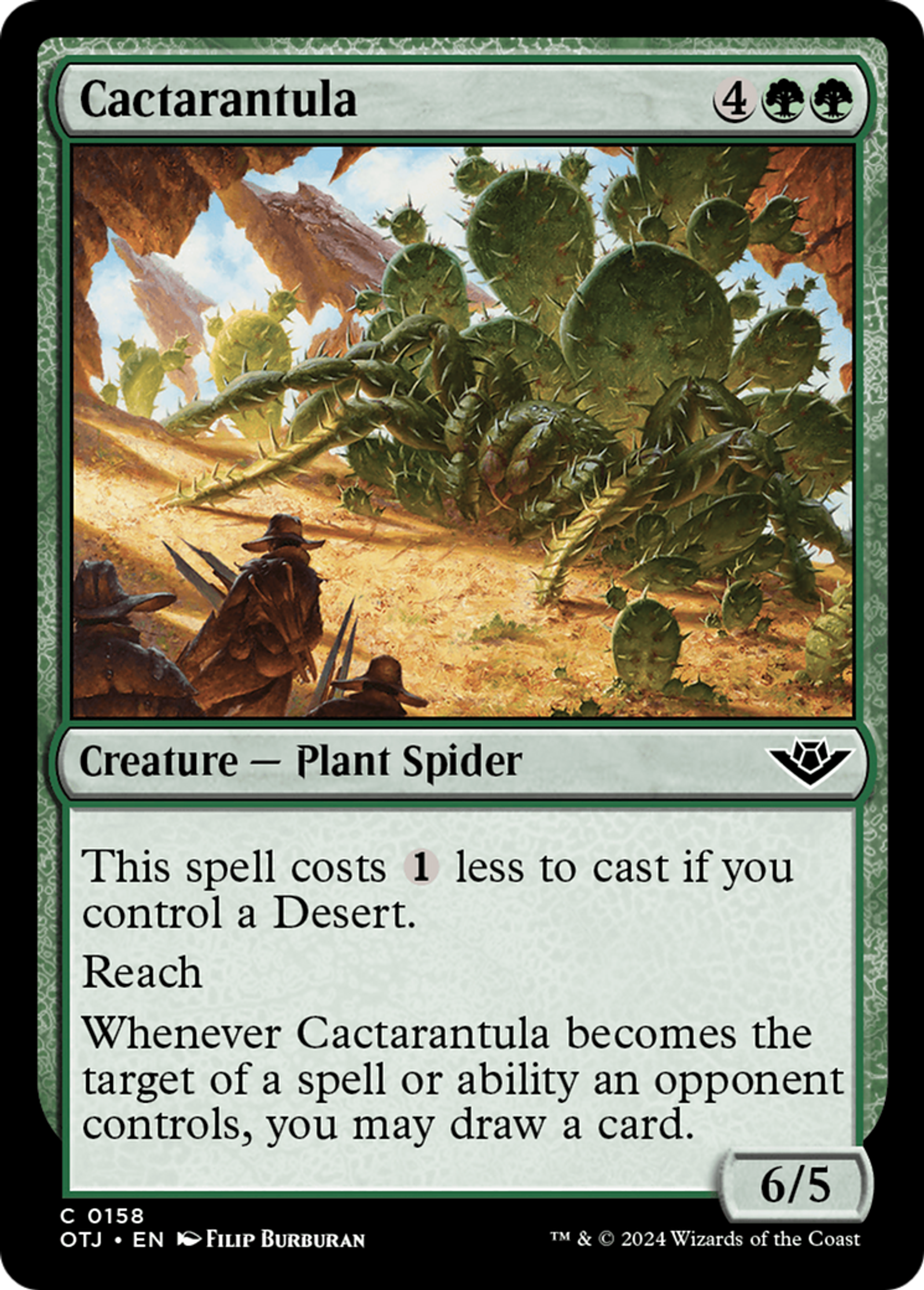 Cactarantula — Outlaws of Thunder Junction — Magic: The Gathering