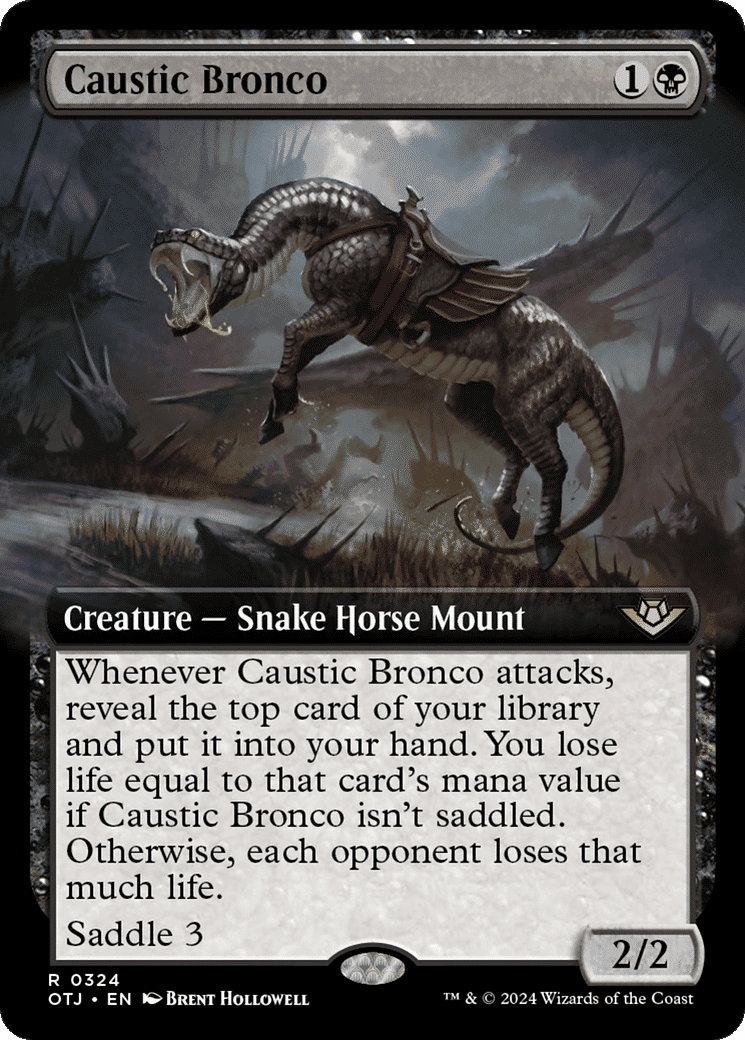 Caustic Bronco — Outlaws of Thunder Junction — Magic: The Gathering
