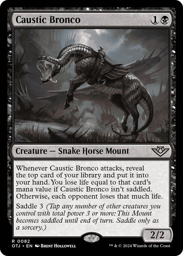 Caustic Bronco — Outlaws of Thunder Junction — Magic: The Gathering