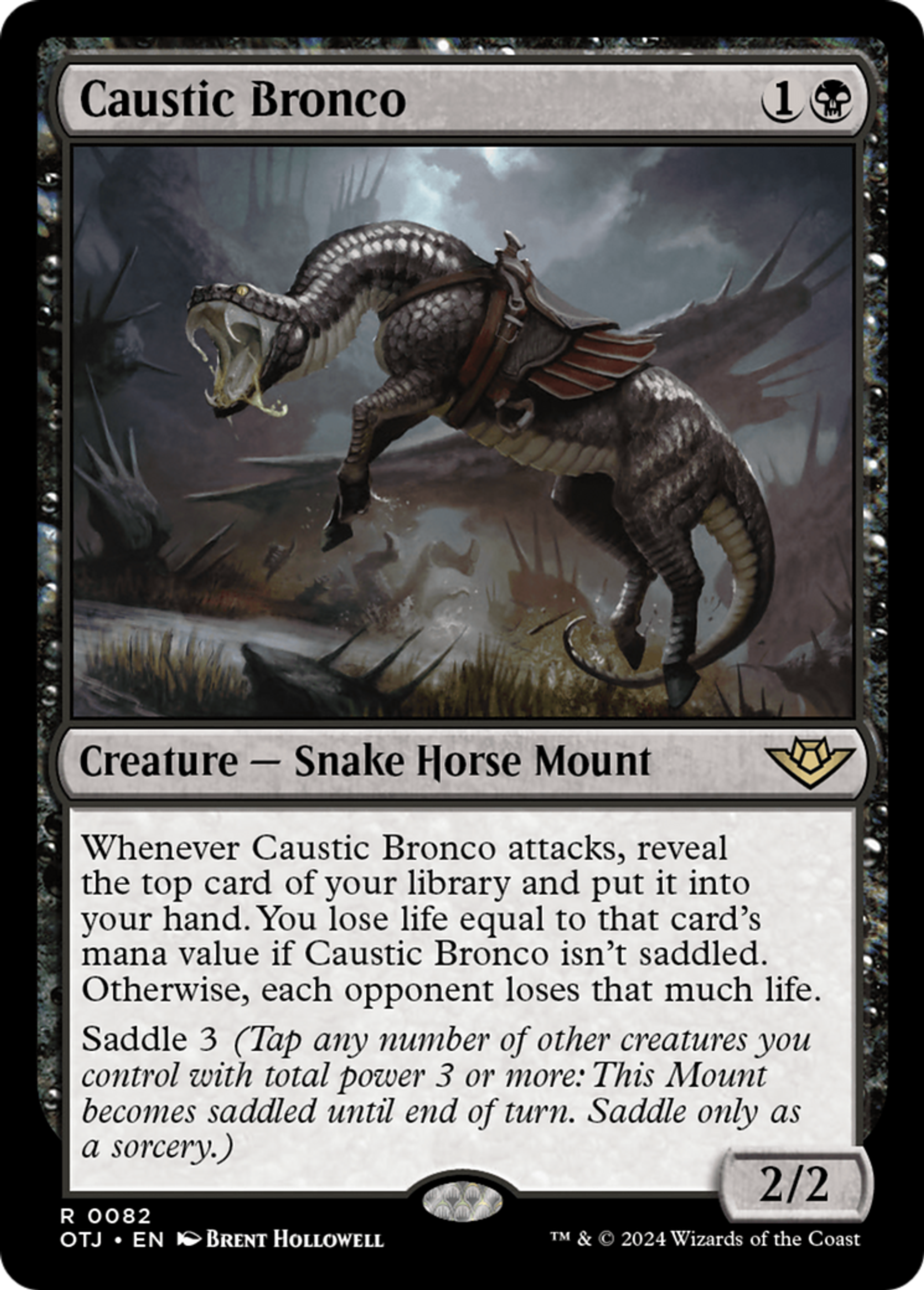 Caustic Bronco — Outlaws of Thunder Junction — Magic: The Gathering