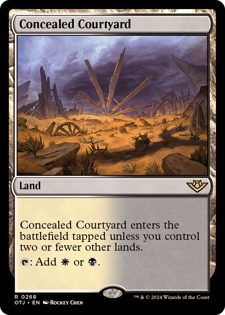Cour dissimulée — Outlaws of Thunder Junction — Magic: The Gathering