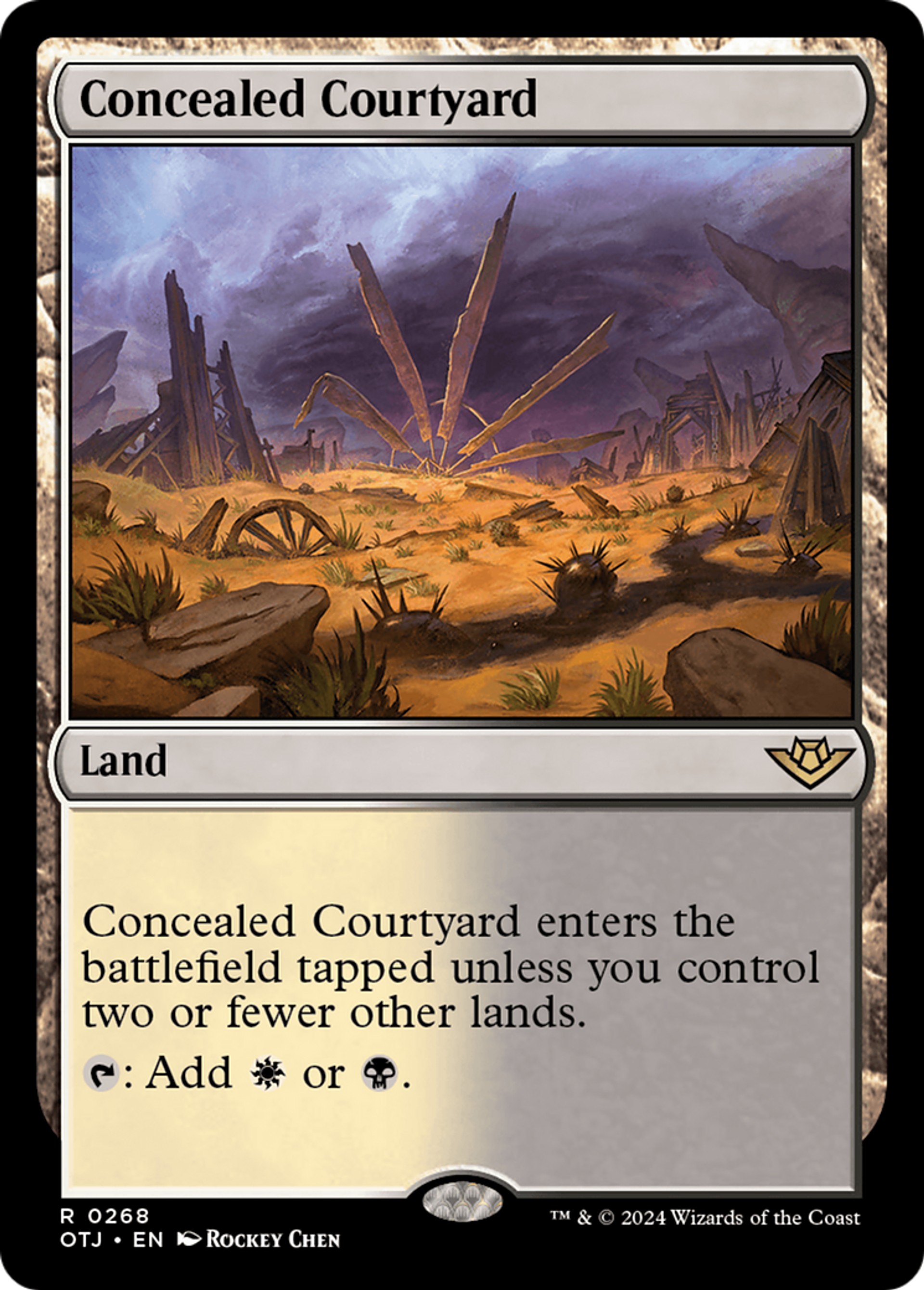 Concealed Courtyard — Outlaws of Thunder Junction — Magic: The Gathering