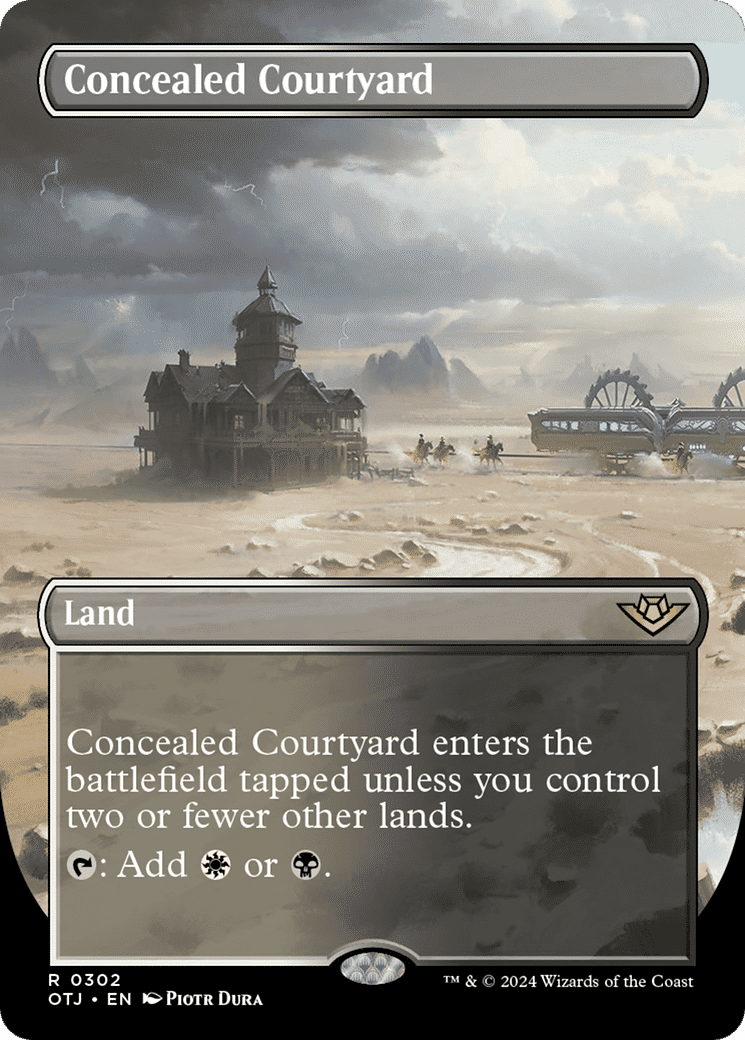 Concealed Courtyard — Outlaws of Thunder Junction — Magic: The Gathering
