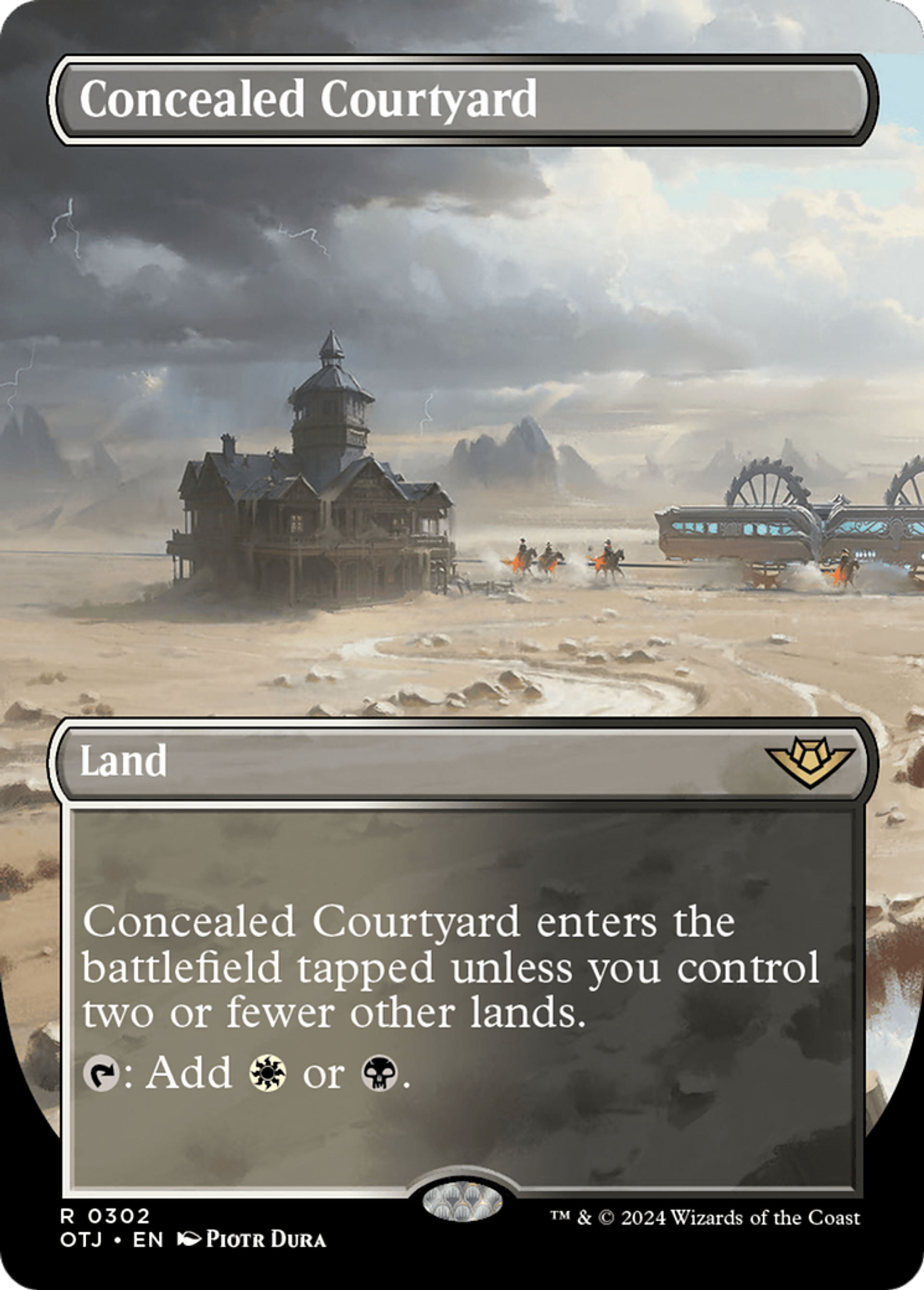 Cour dissimulée — Outlaws of Thunder Junction — Magic: The Gathering