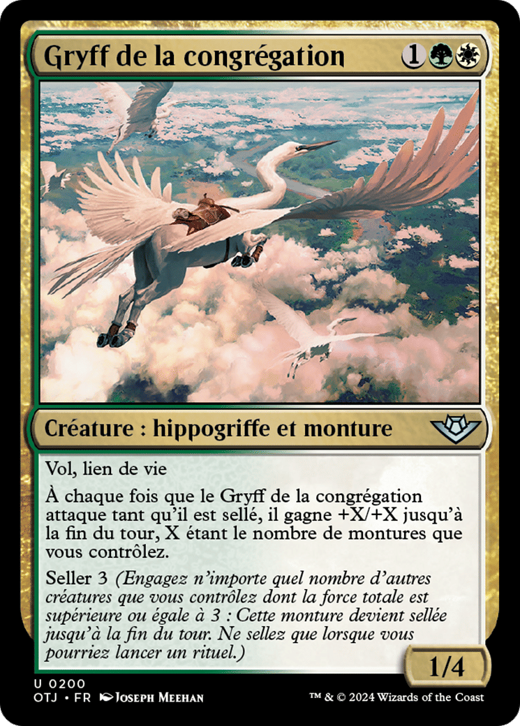 Gryff de la congrégation — Outlaws of Thunder Junction — Magic: The Gathering