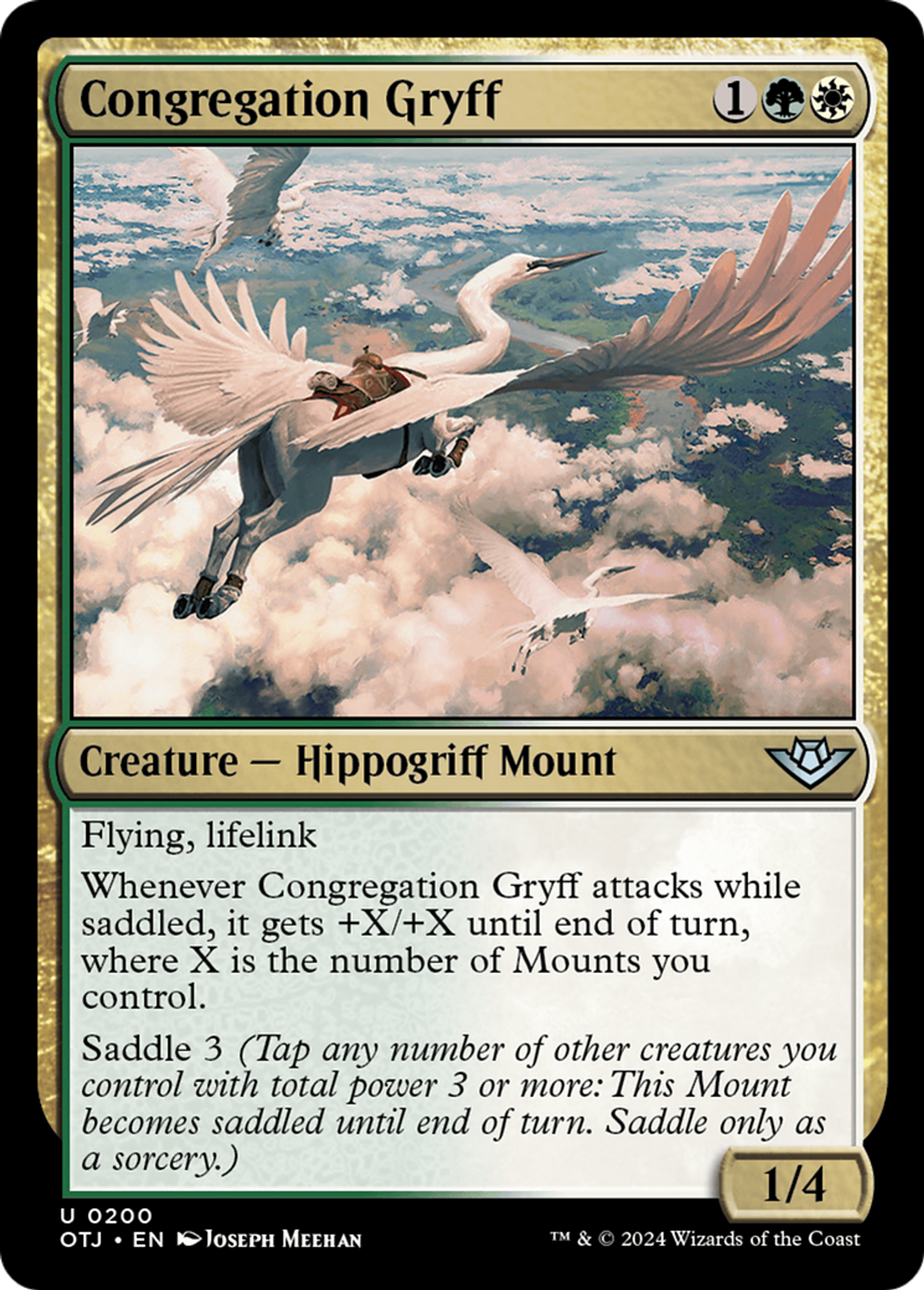 Congregation Gryff — Outlaws of Thunder Junction — Magic: The Gathering