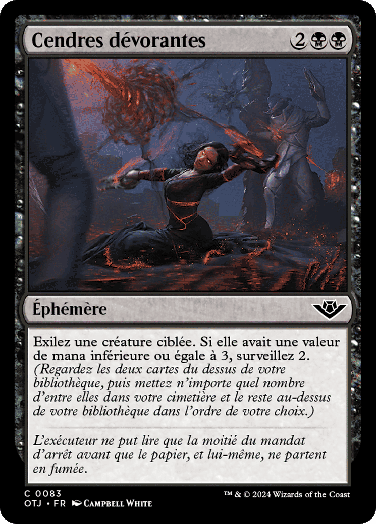 Cendres dévorantes — Outlaws of Thunder Junction — Magic: The Gathering