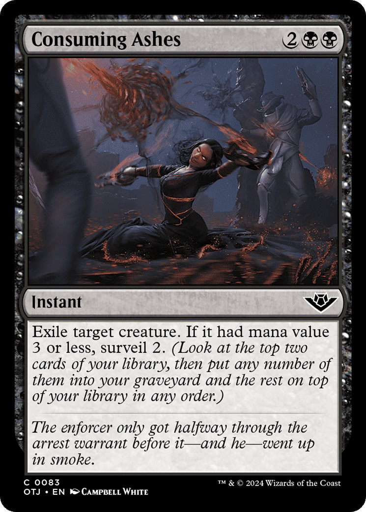 Consuming Ashes — Outlaws of Thunder Junction — Magic: The Gathering