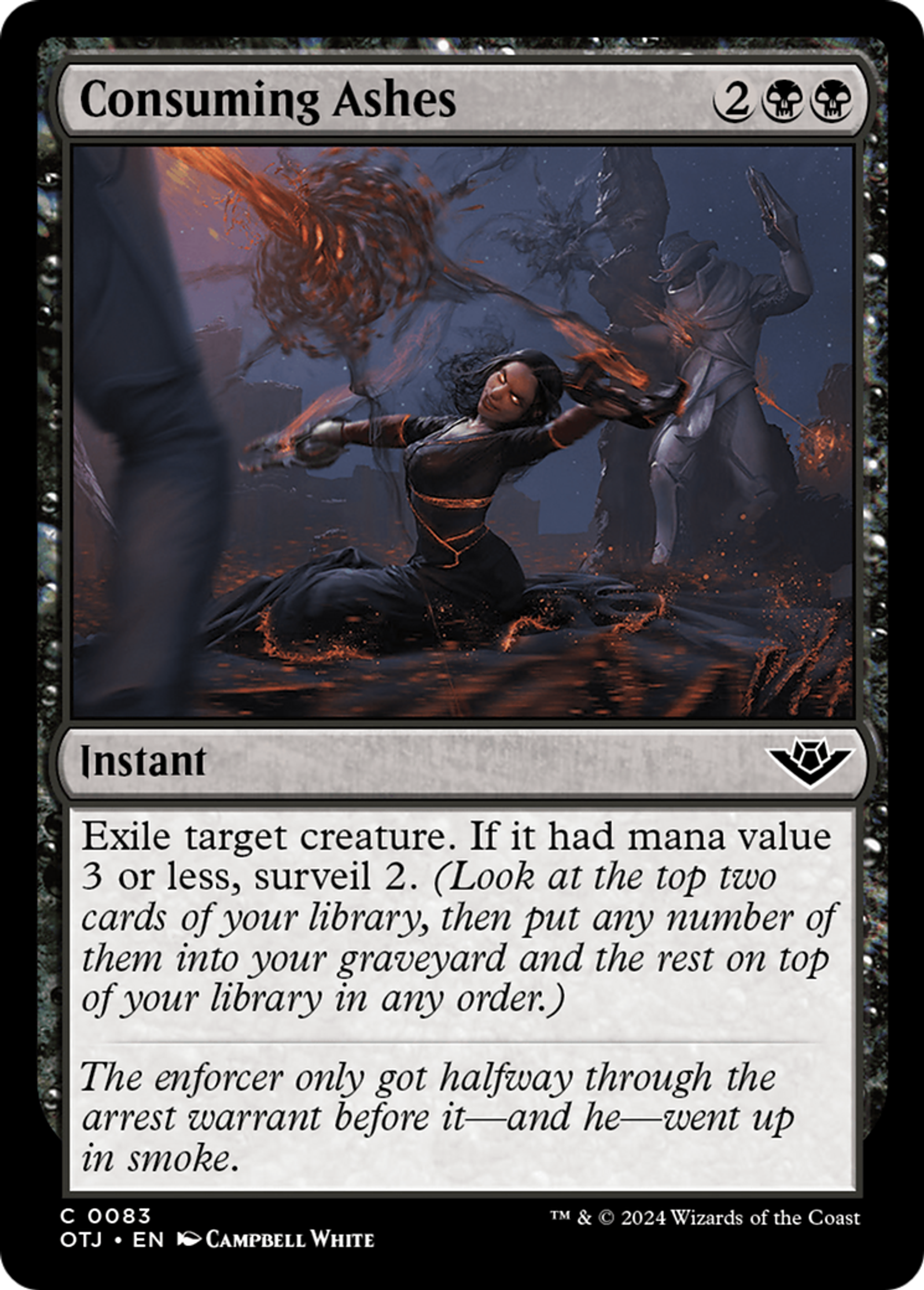 Consuming Ashes — Outlaws of Thunder Junction — Magic: The Gathering