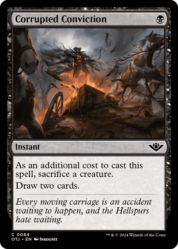 Corrupted Conviction — Outlaws of Thunder Junction — Magic: The Gathering