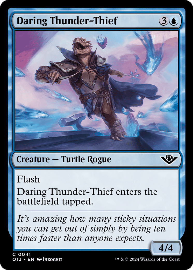 Daring Thunder-Thief — Outlaws of Thunder Junction — Magic: The Gathering