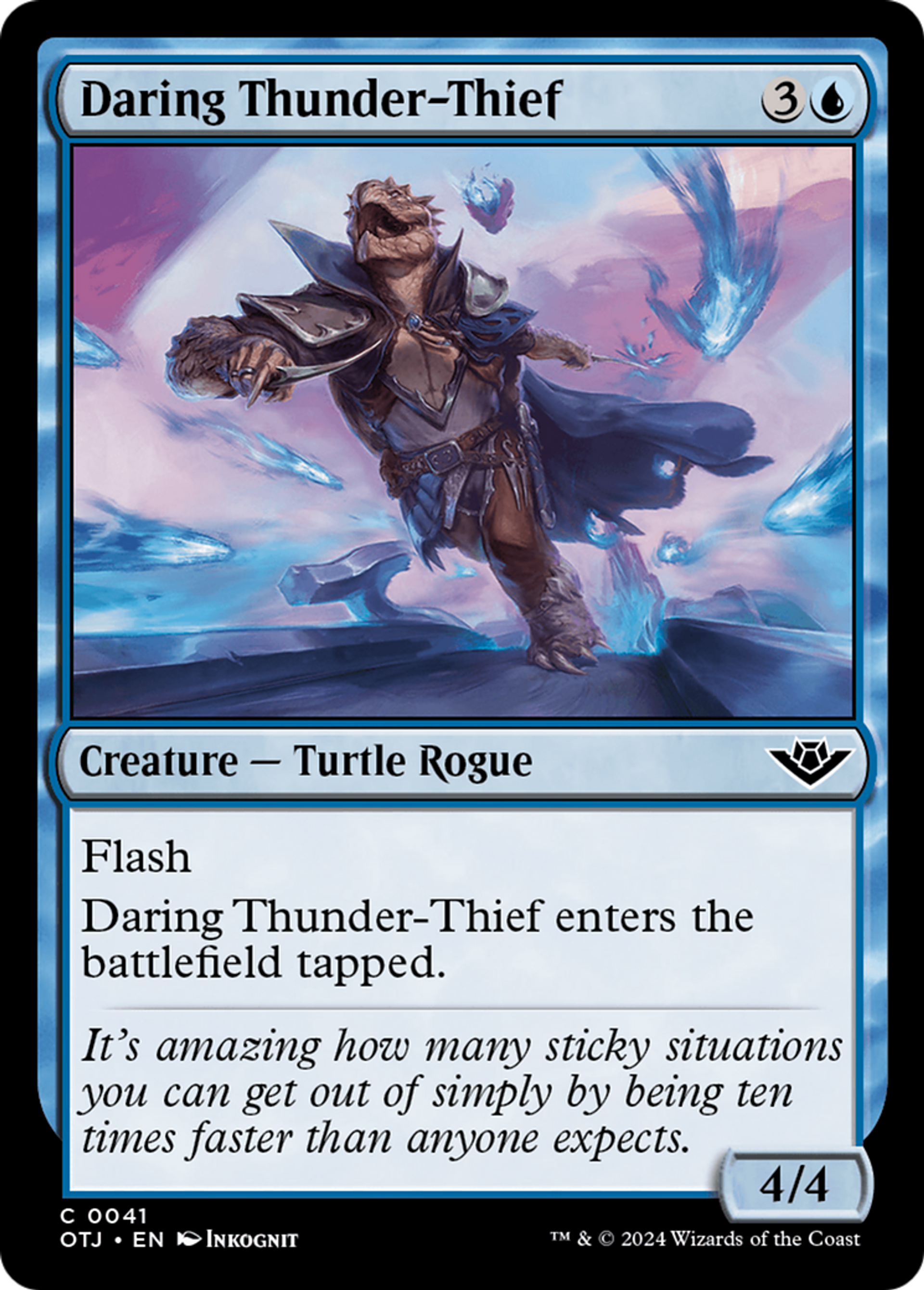 Daring Thunder-Thief — Outlaws of Thunder Junction — Magic: The Gathering