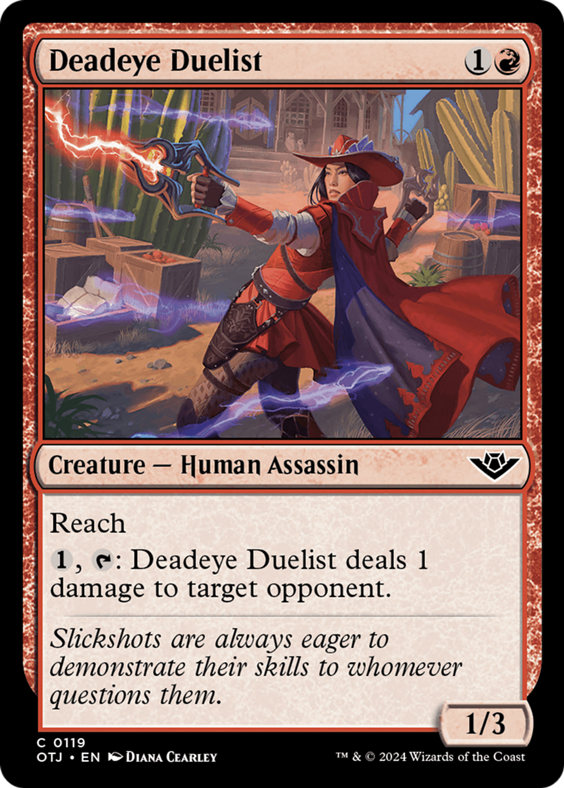 Deadeye Duelist — Outlaws of Thunder Junction — Magic: The Gathering
