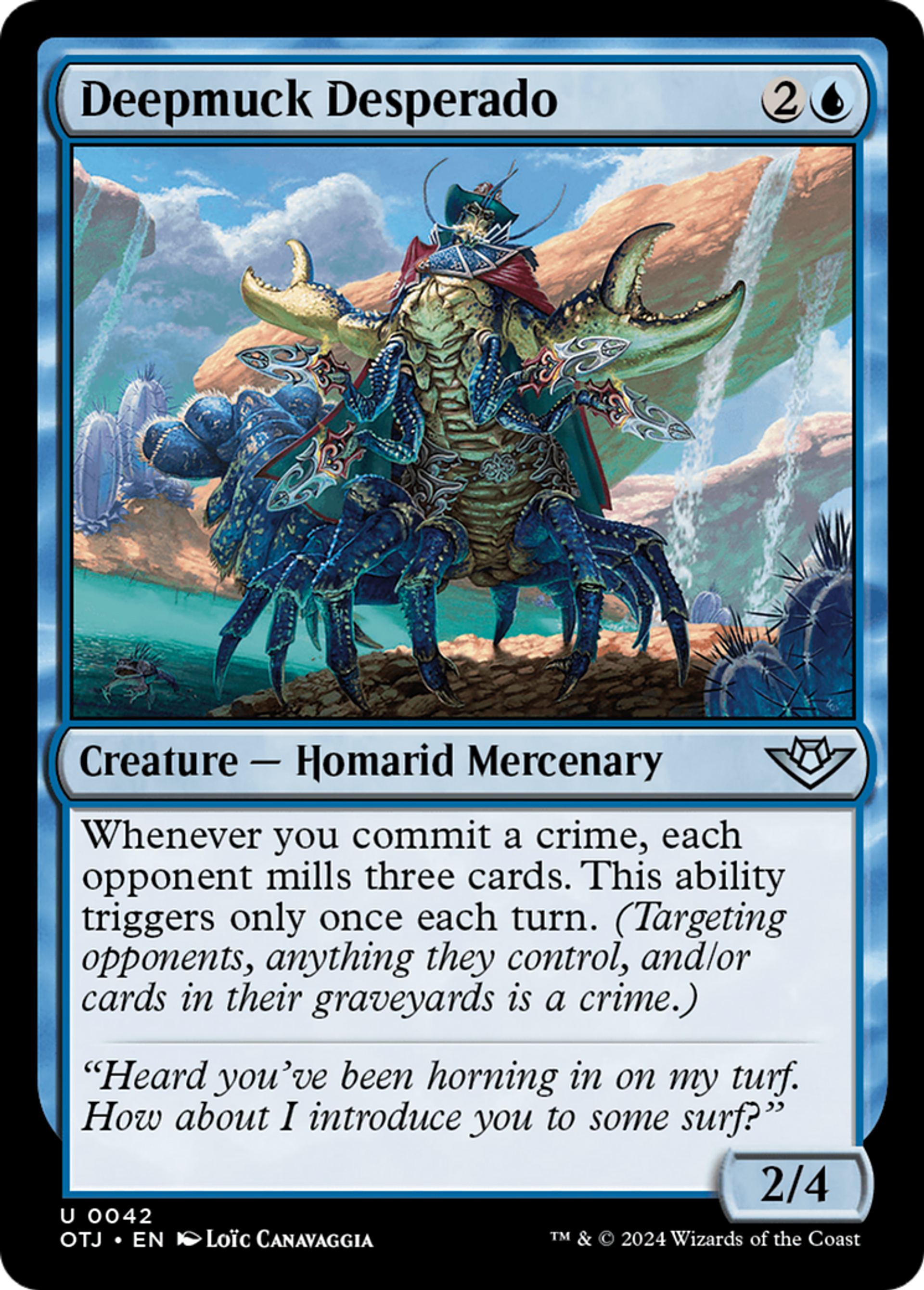 Deepmuck Desperado — Outlaws of Thunder Junction — Magic: The Gathering