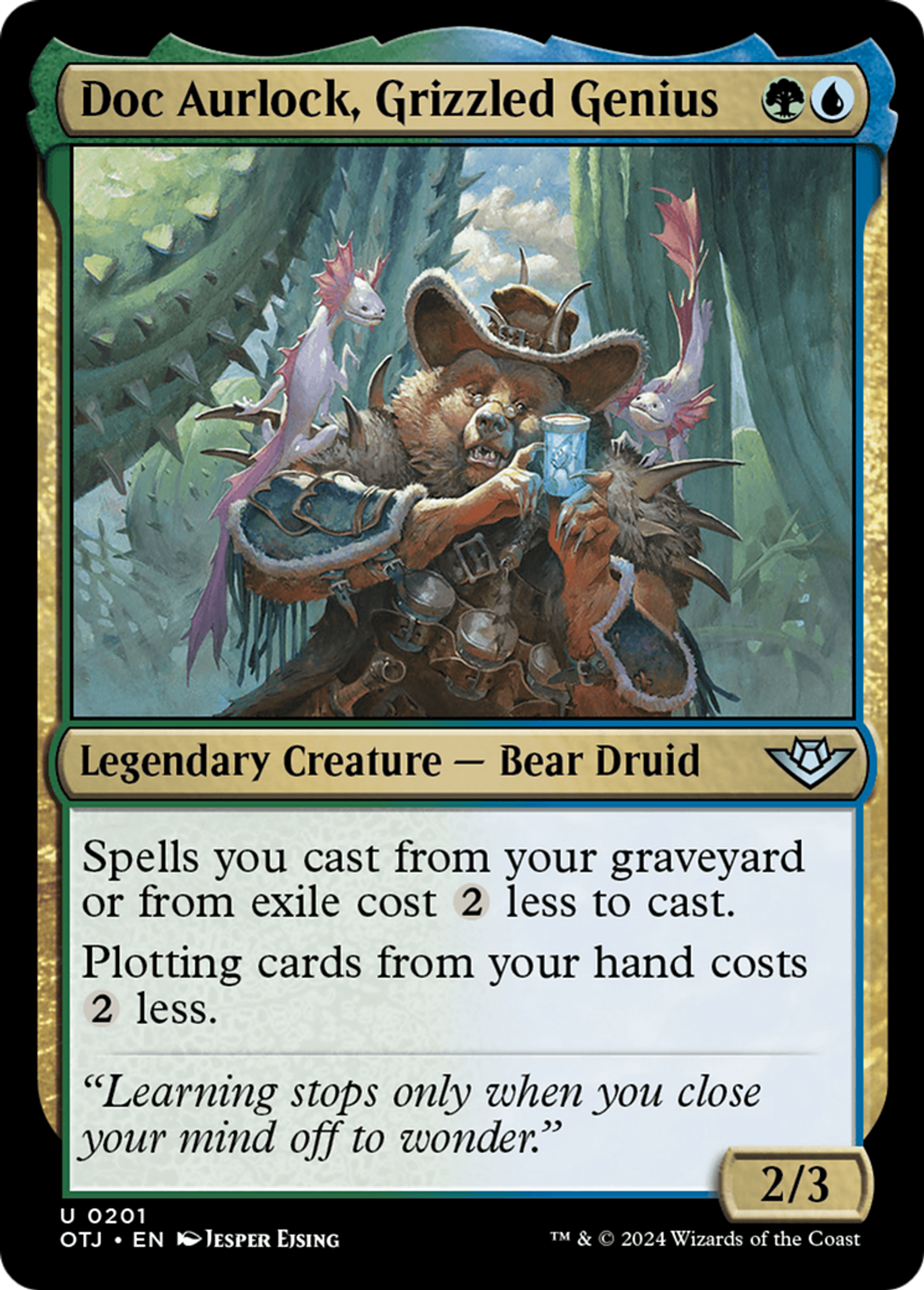 Doc Aurlock, Grizzled Genius — Outlaws of Thunder Junction — Magic: The Gathering