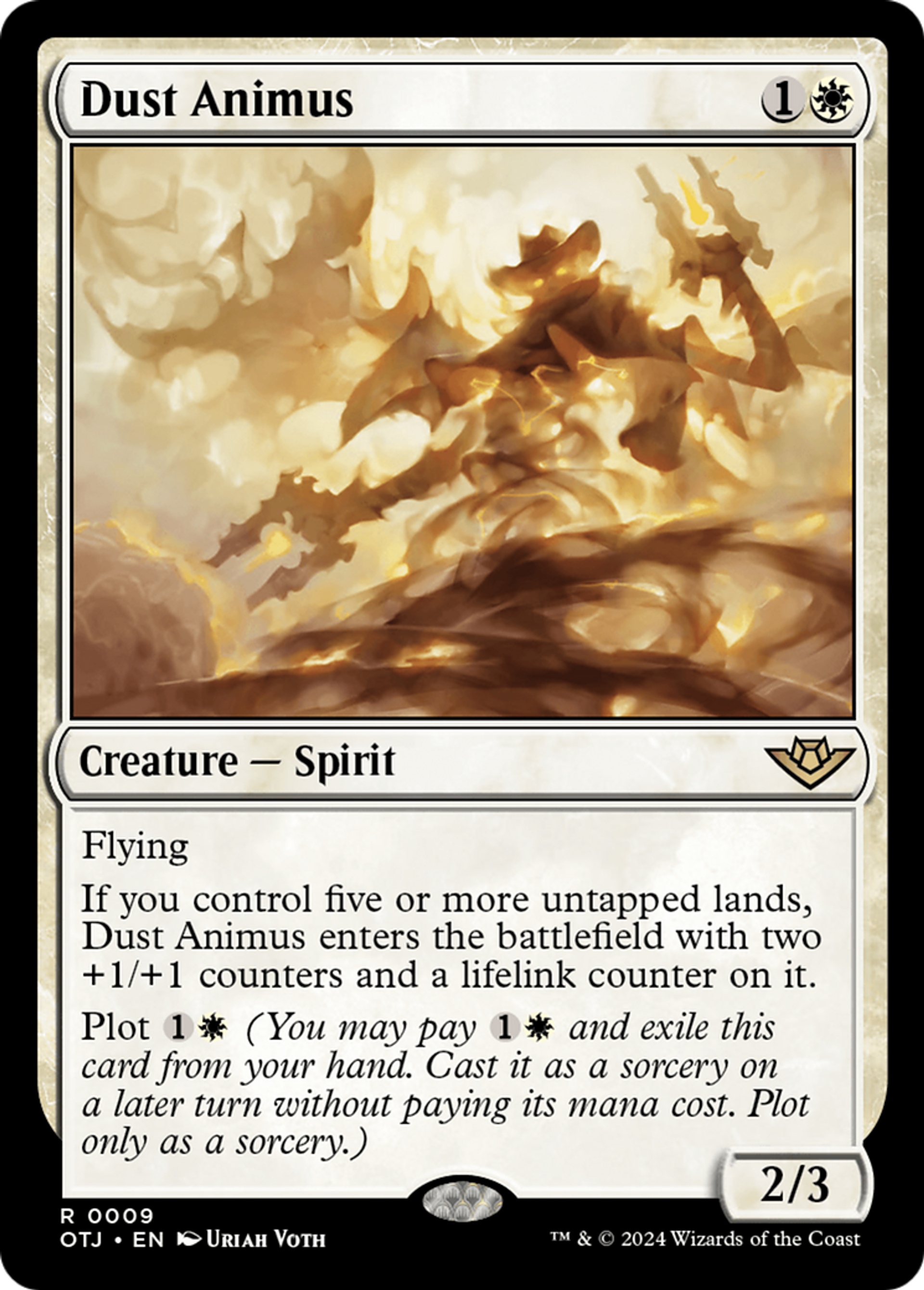 Animus de poussière — Outlaws of Thunder Junction — Magic: The Gathering