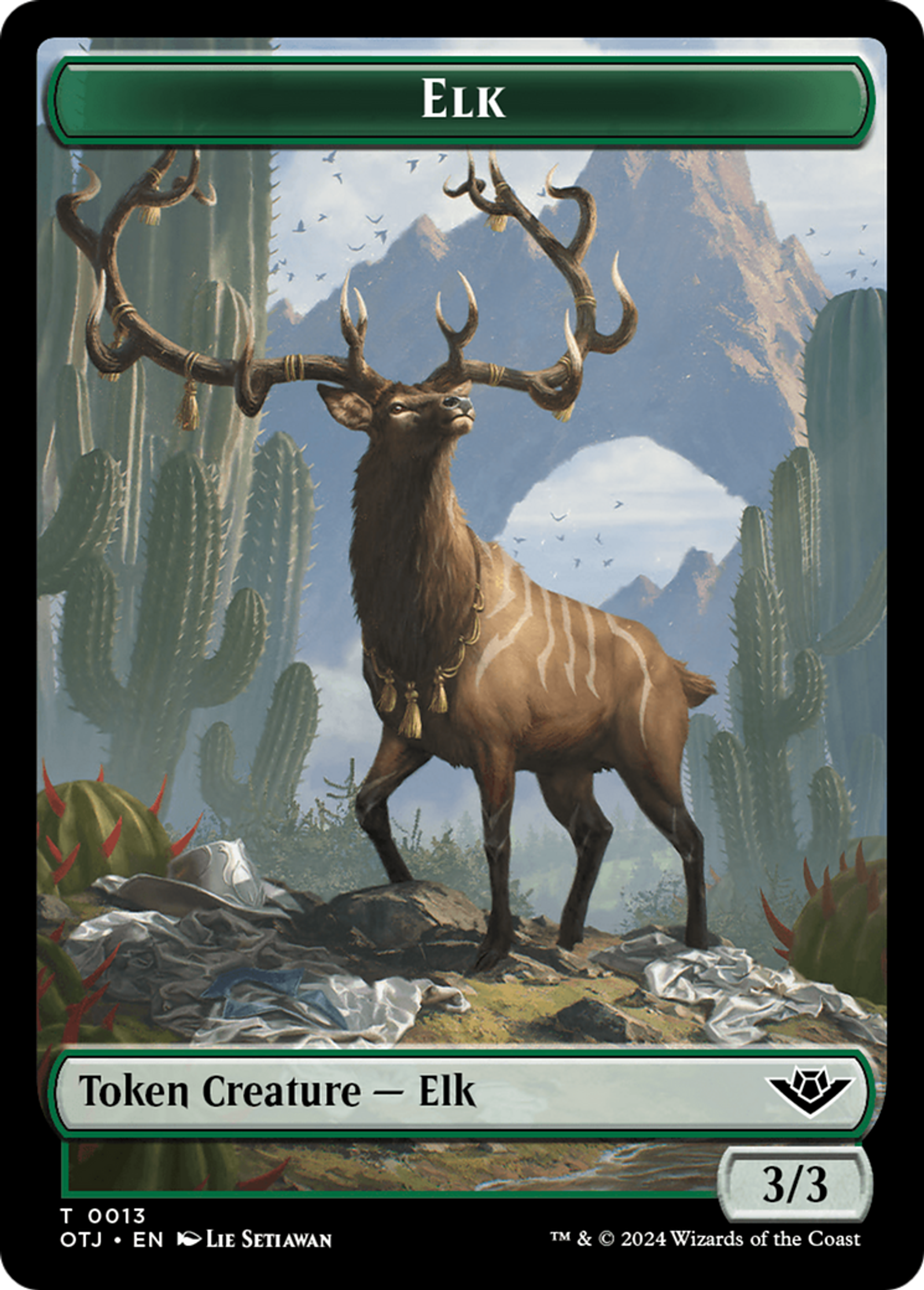 Elk — Outlaws of Thunder Junction — Magic: The Gathering