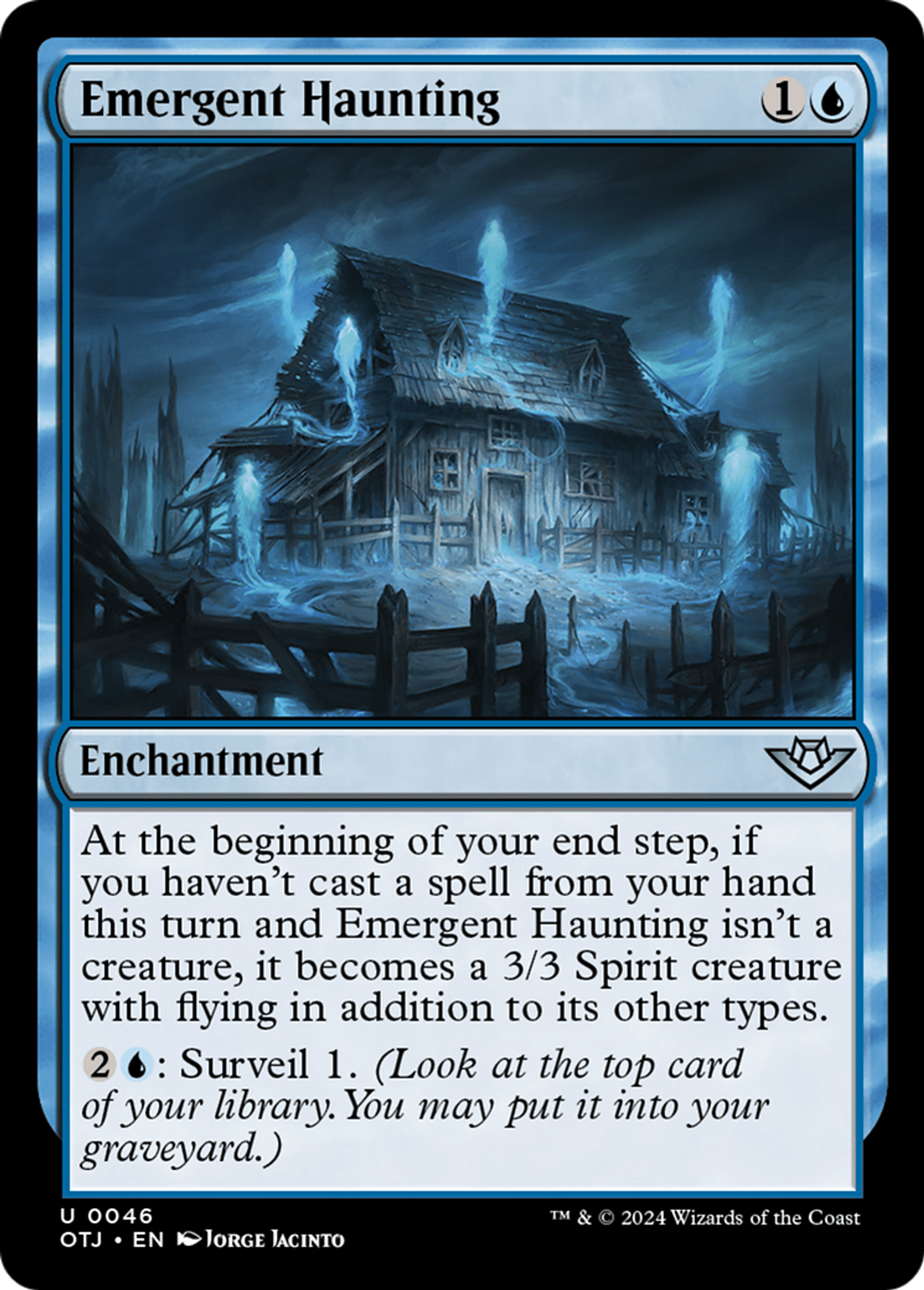 Emergent Haunting — Outlaws of Thunder Junction — Magic: The Gathering