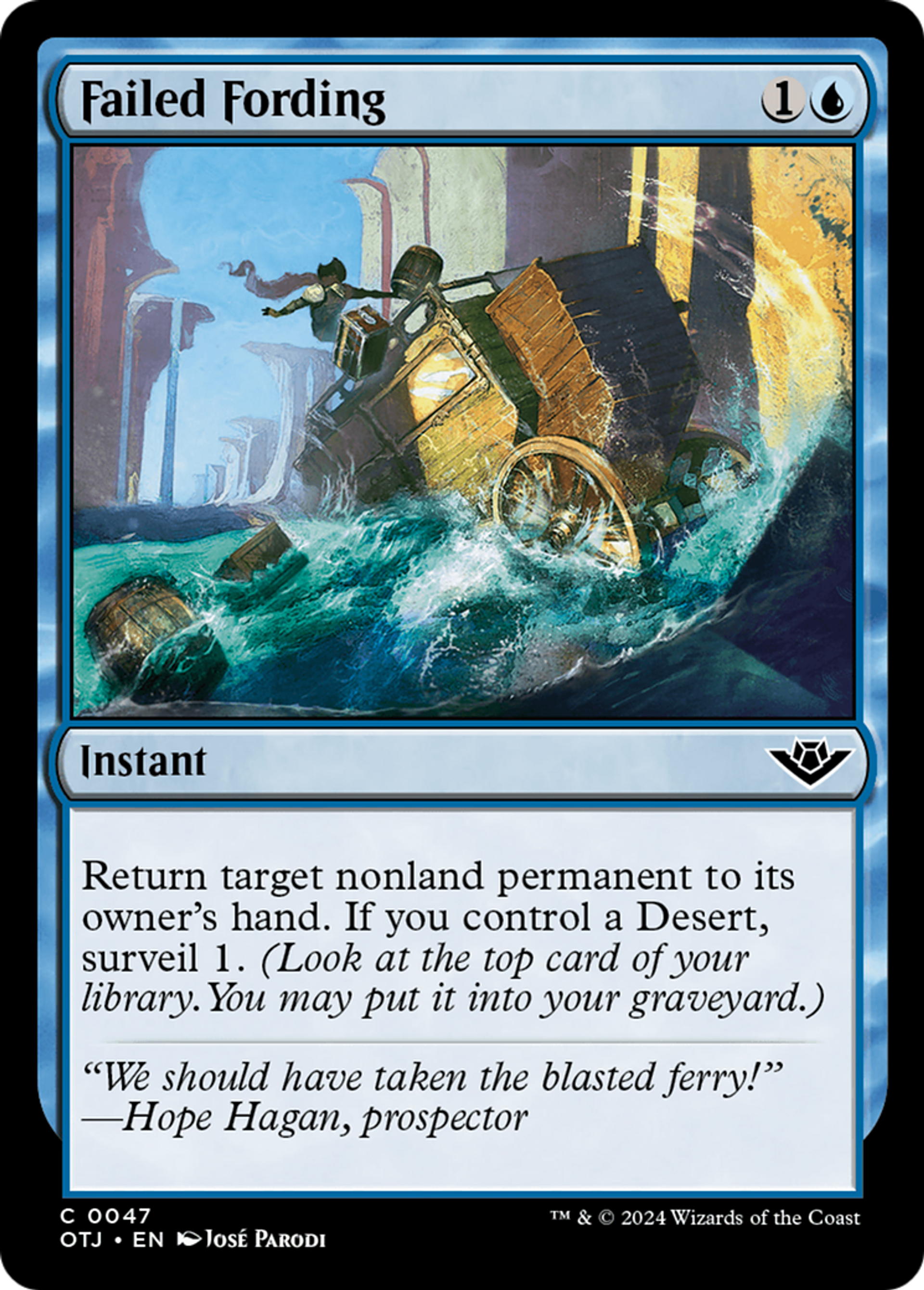 Failed Fording — Outlaws of Thunder Junction — Magic: The Gathering