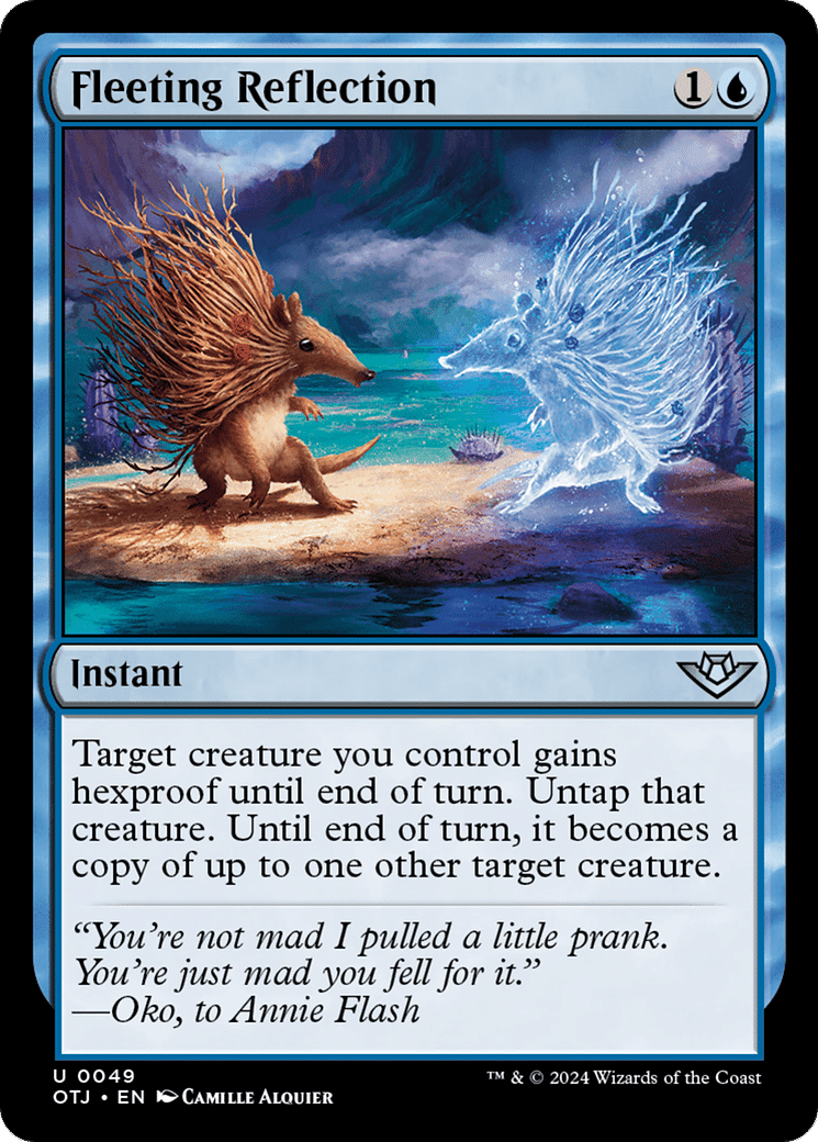 Fleeting Reflection — Outlaws of Thunder Junction — Magic: The Gathering