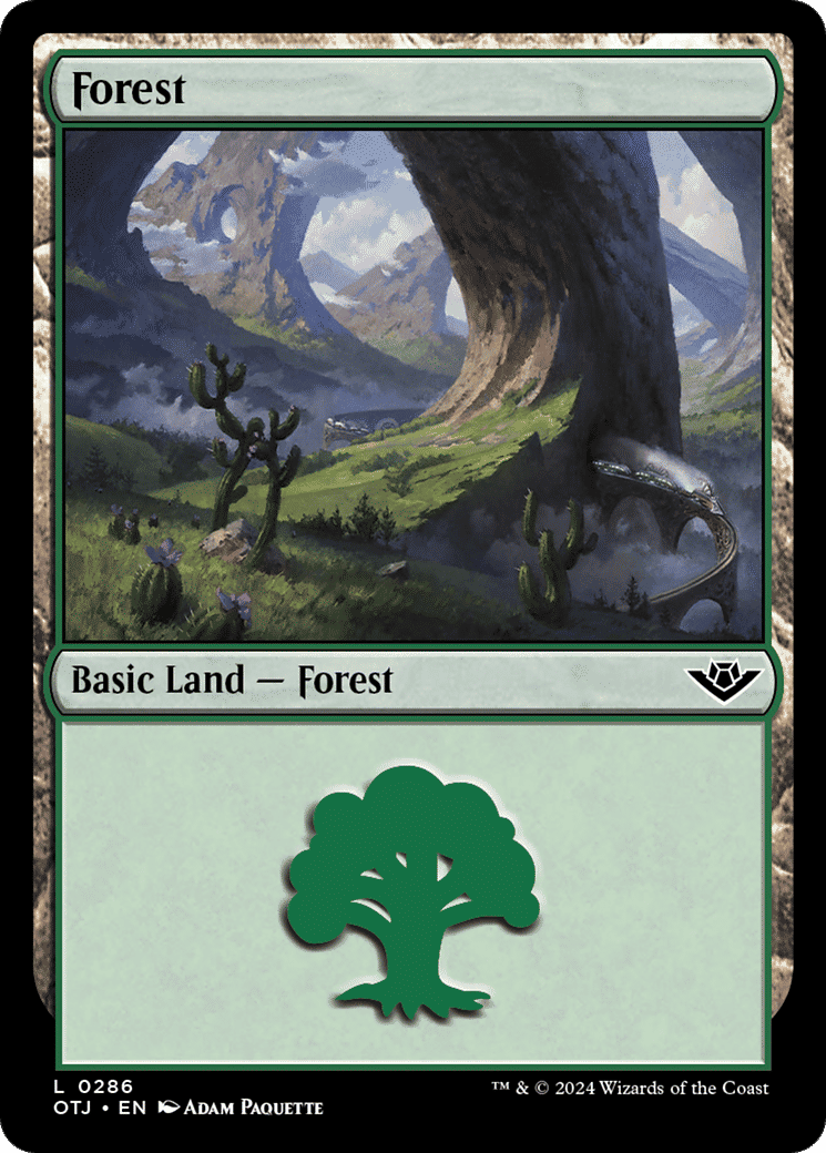 Forest — Outlaws of Thunder Junction — Magic: The Gathering