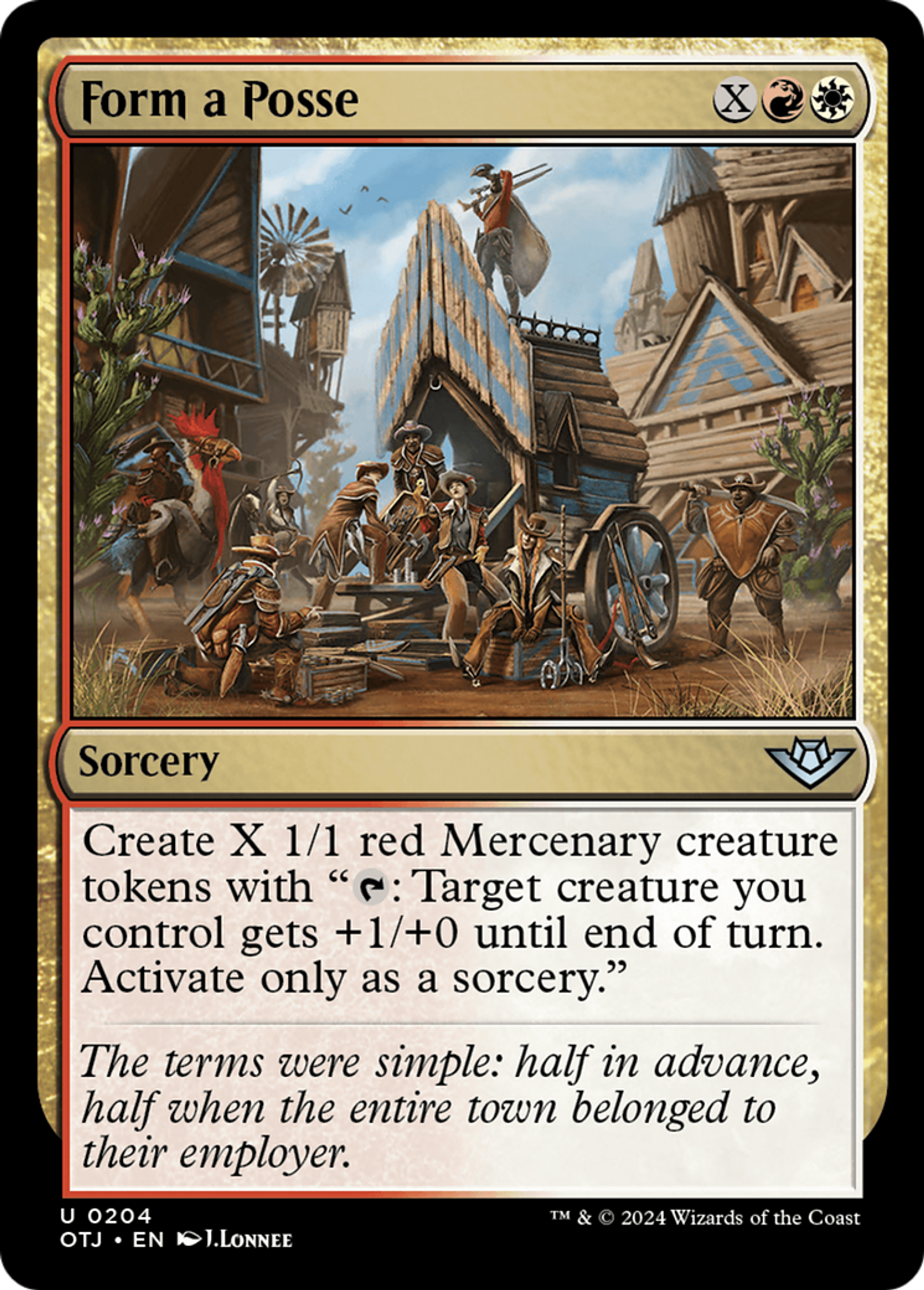 Form a Posse — Outlaws of Thunder Junction — Magic: The Gathering